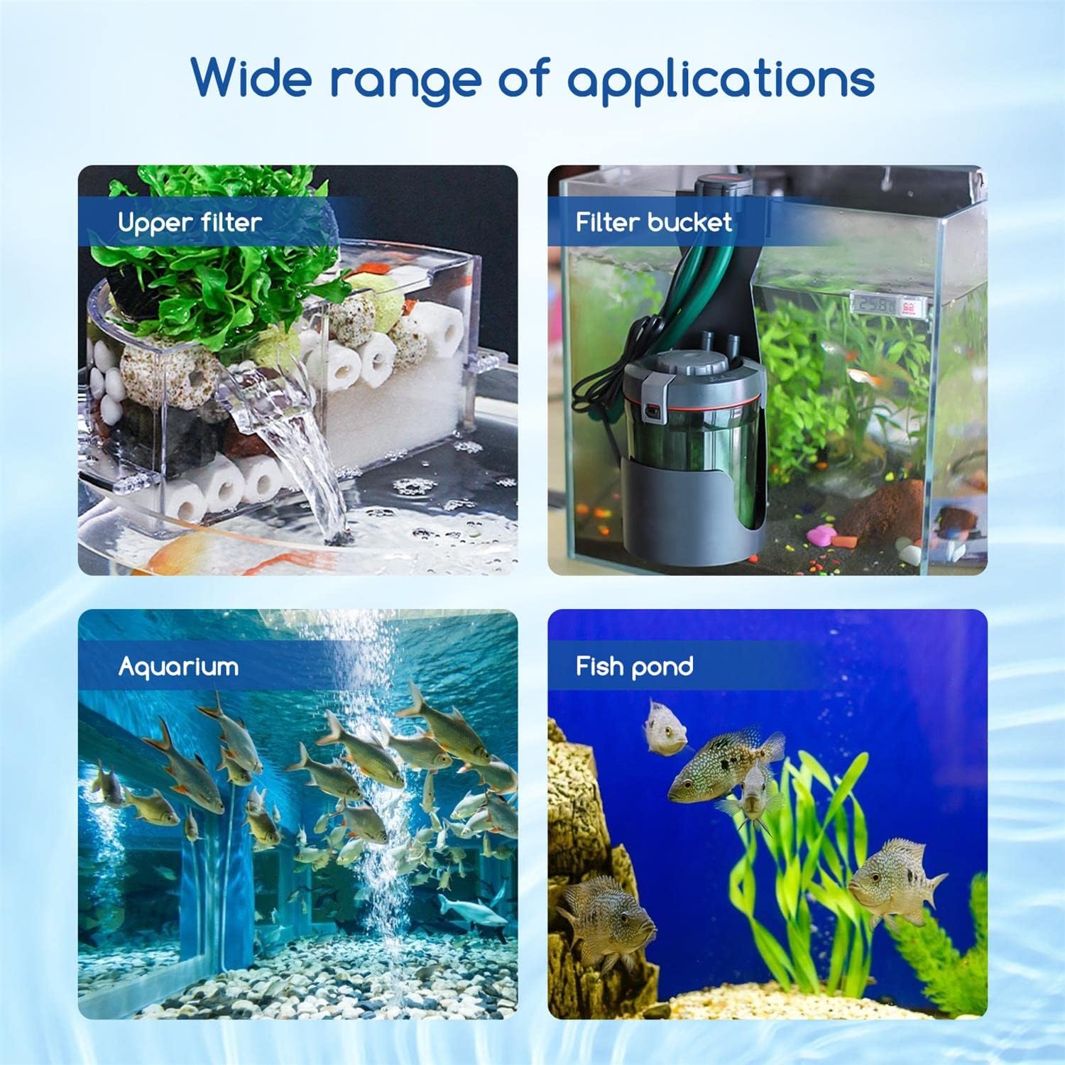 Detalle 2 de Nobleza Anelli Filtranti in Ceramica (1000 g) – Filtro Biologico per Acquari e Laghetti