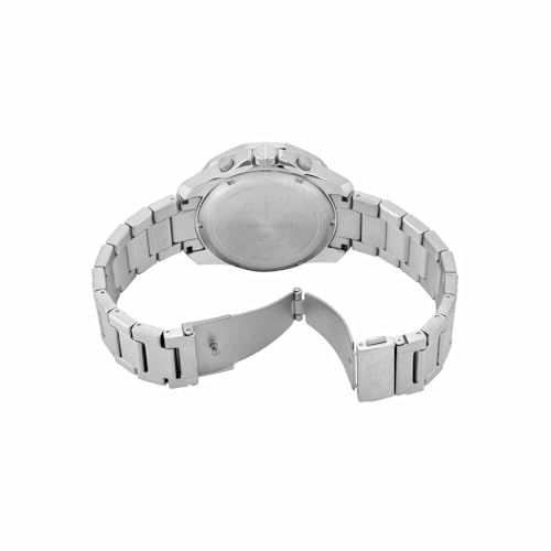 Detalle de Armani Exchange Montre pour Hommes en Acier Inoxydable — Chronographe Quartz, Boîtier 44 mm