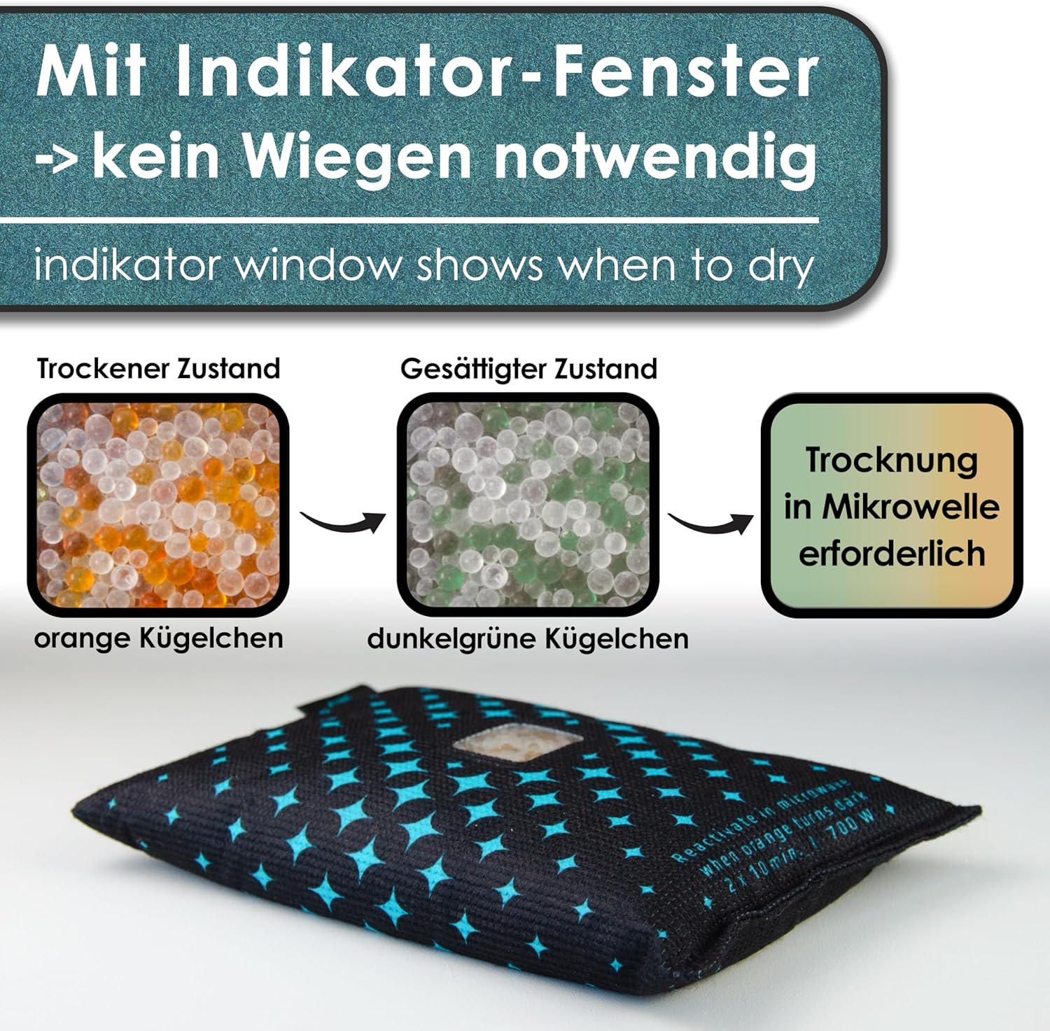 Thumbnail 1 de King Kong State Luftentfeuchter fürs Auto (XXL) – Entfeuchter-Kissen 1,2 kg mit Indikator und Anti-Rutsch-Pad