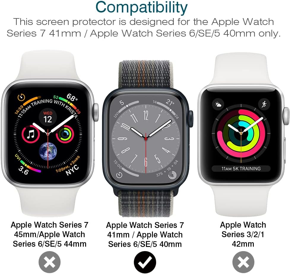 Detalle 2 de LK Apple Watch screen protector 41 mm
