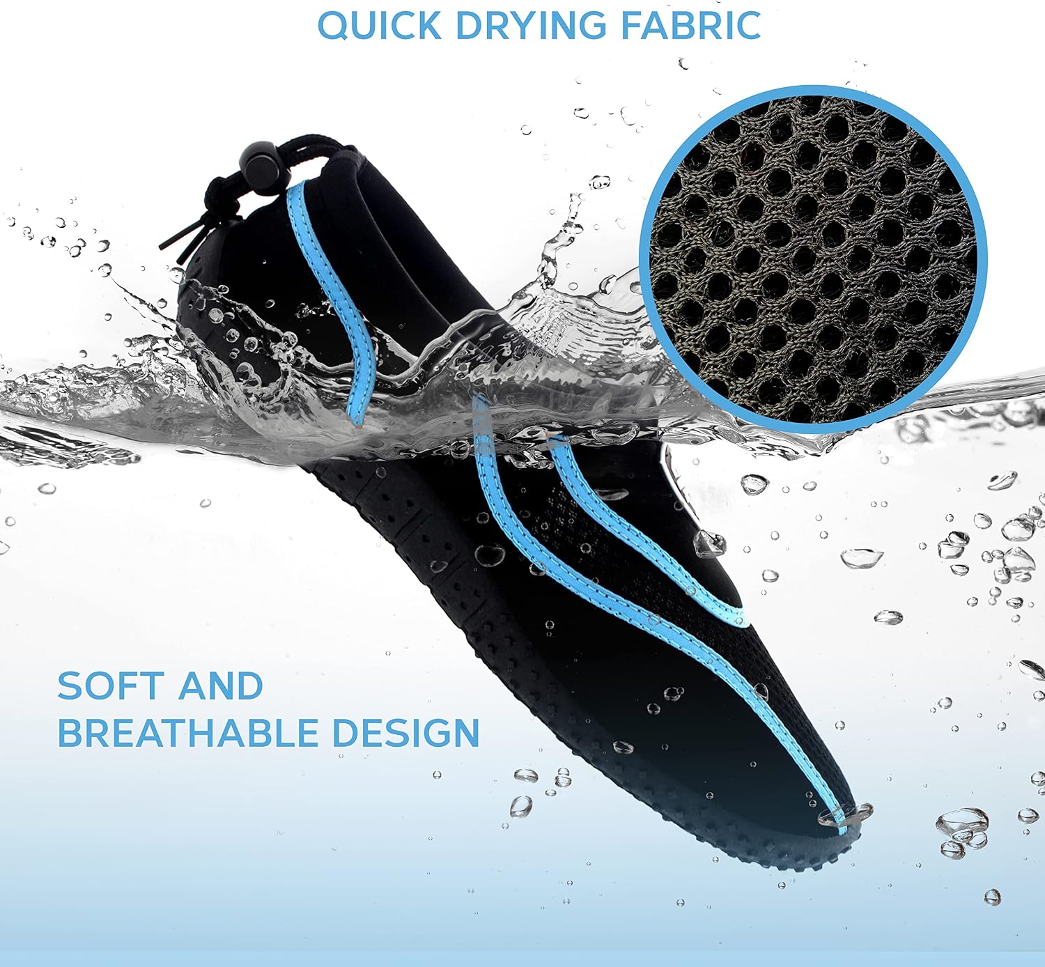 Detalle de Mens water socks trainers for beach days