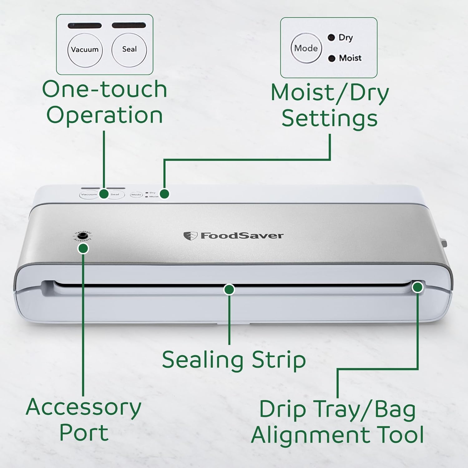 Thumbnail 4 de FoodSaver Compact Vacuum Sealer