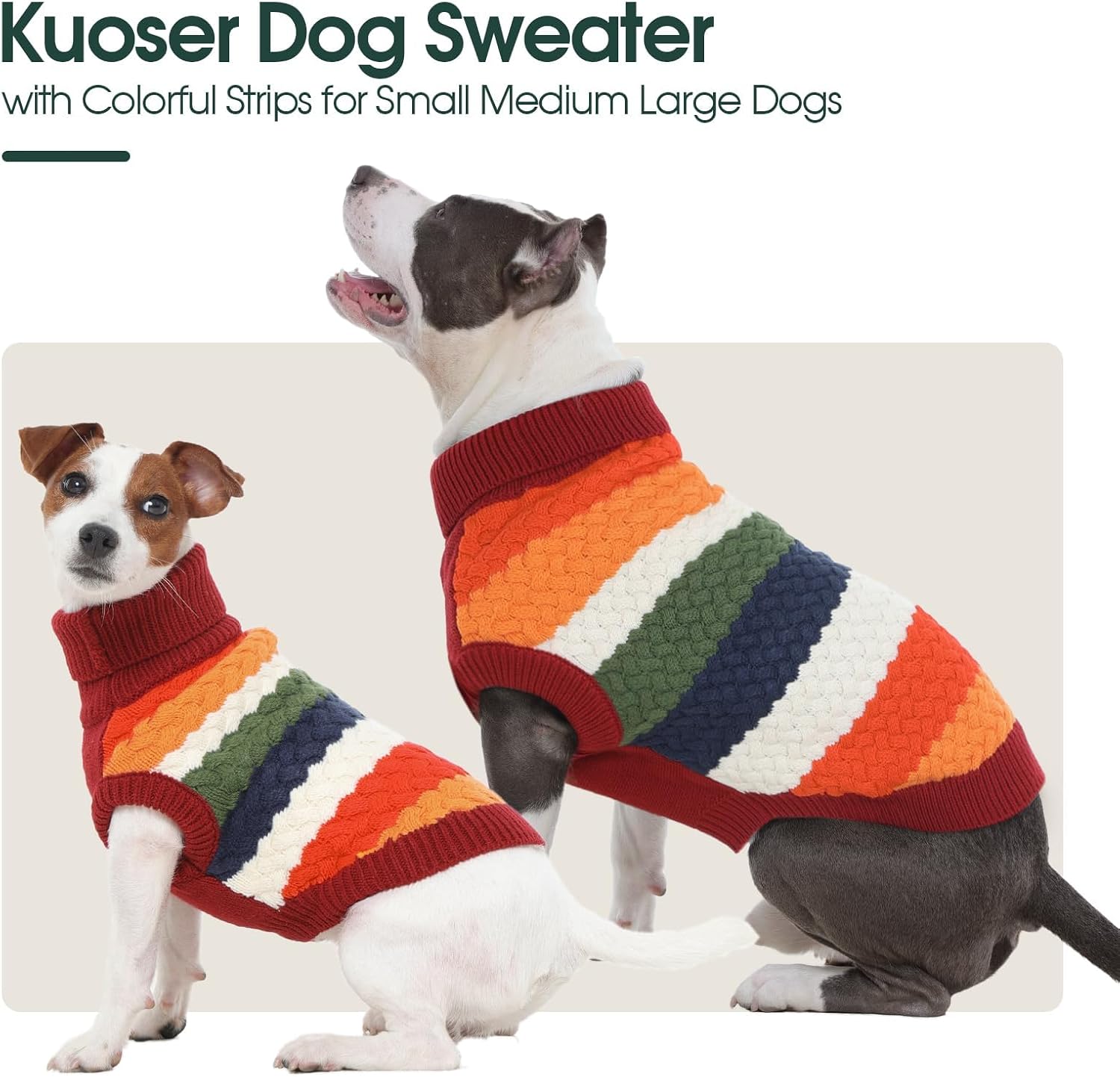 Thumbnail 6 de Kuoser Dog Sweater Size S