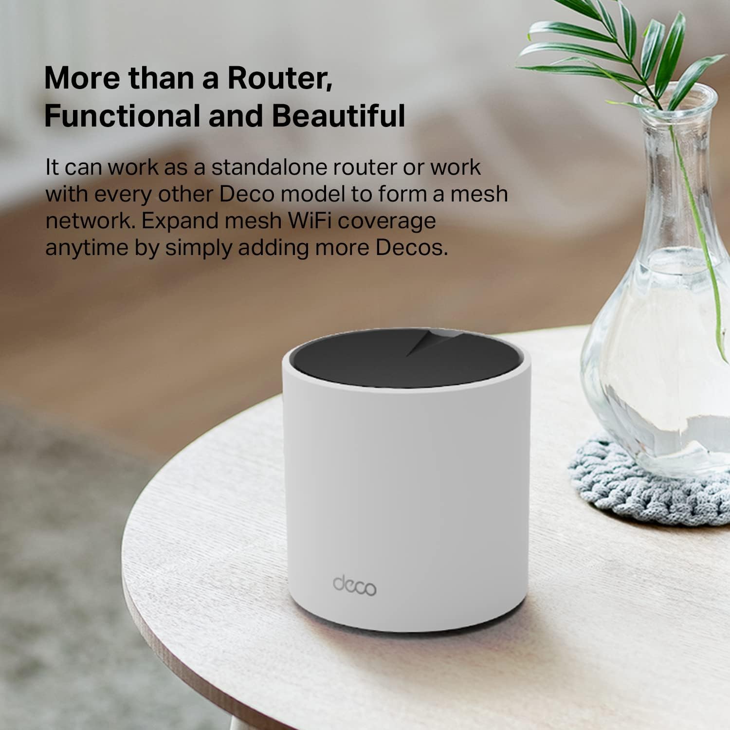Detalle 2 de TP-Link Deco X55 AX3000 WiFi 6 Mesh System (Deco X55, 1-Pack) with Gigabit Ports & Ethernet Backhaul