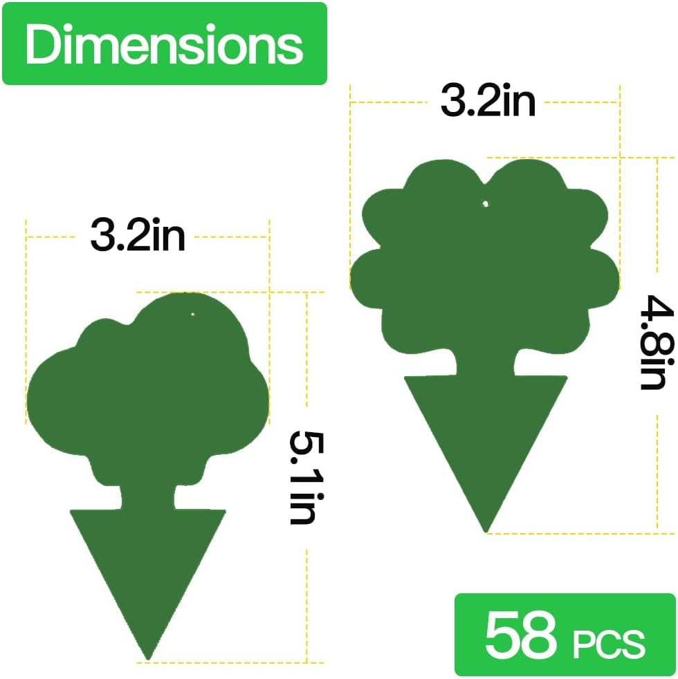Thumbnail 6 de Cleanuper 58 green Gnat Sticky Traps, 58-Pack, Green Double-Sided Cards