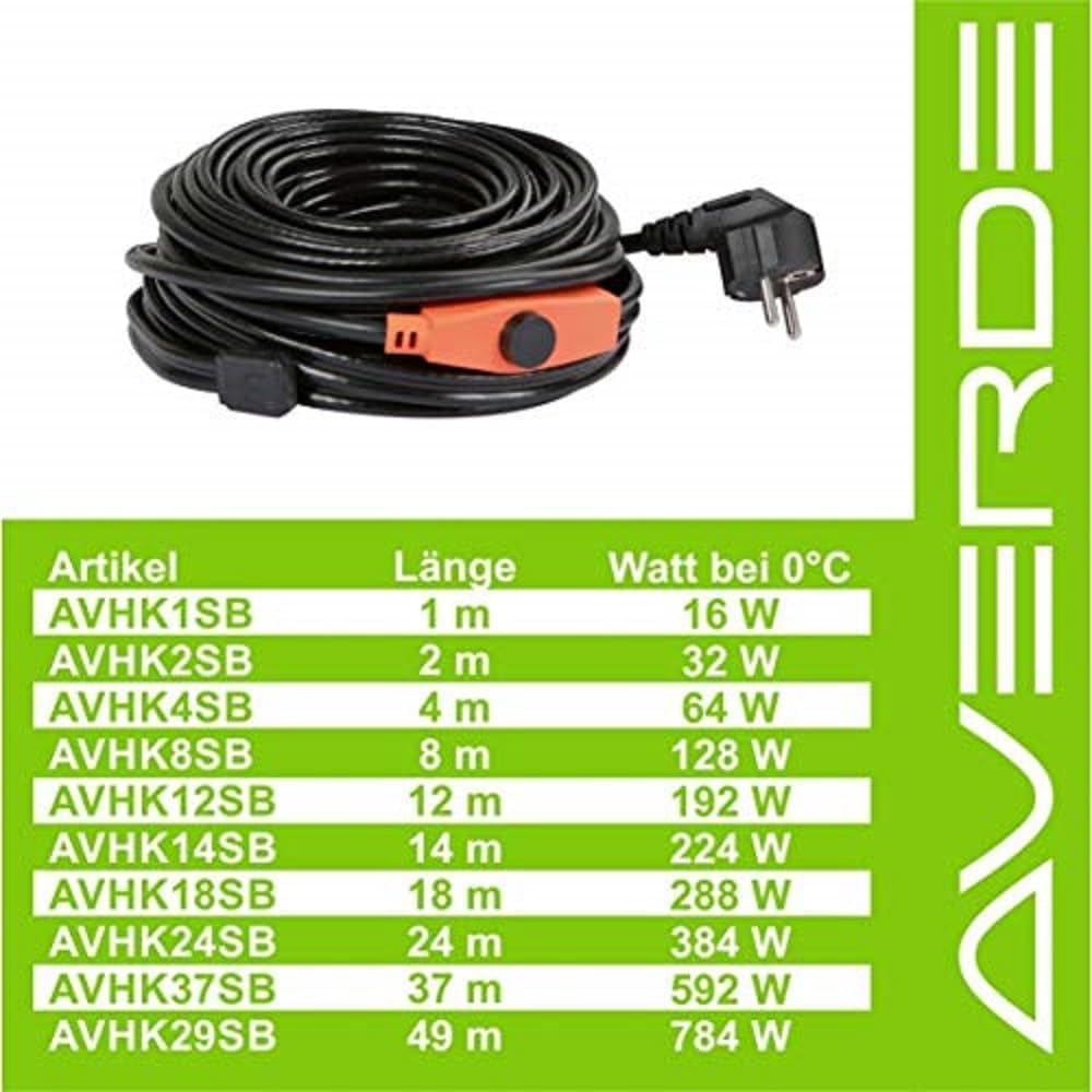 Thumbnail 4 de KERBL Frostschutz-Heizleitung mit Thermostat, 37 m (bis -45 °C) – 223592