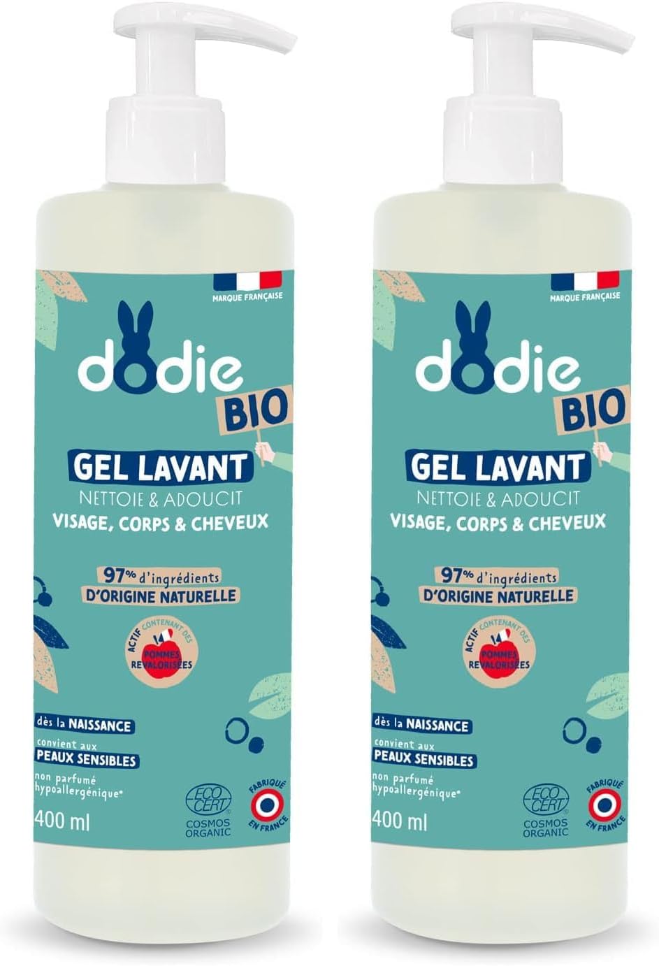 Thumbnail 6 de DODIE Gel Lavant Bio 400mL pour bébé