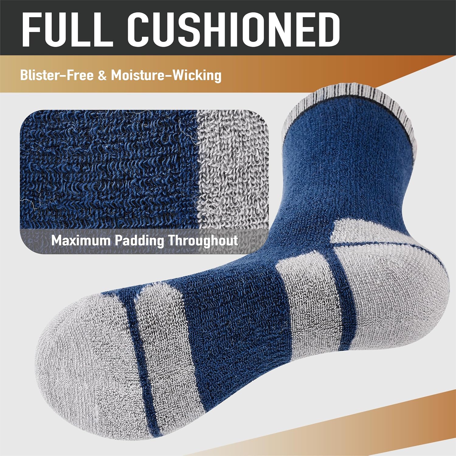 Detalle 2 de Niorasen thermal merino wool socks 3 pairs
