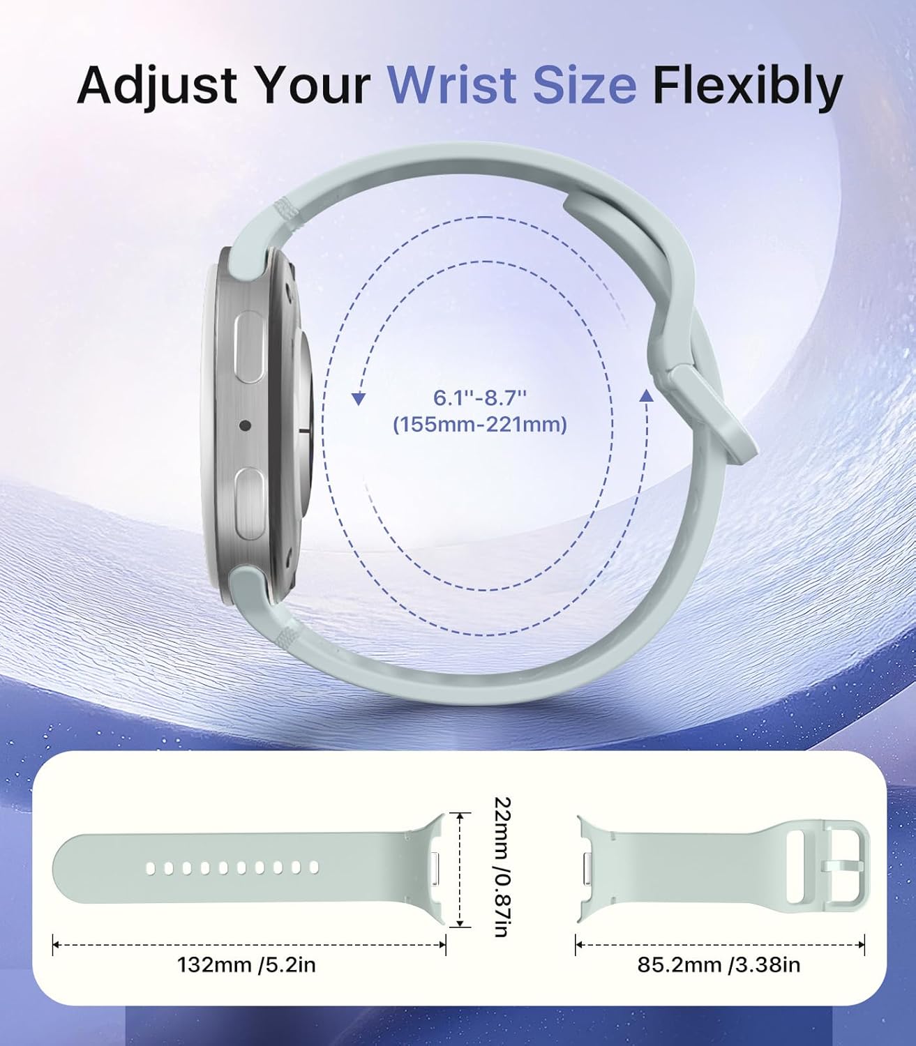 Thumbnail 3 de TiMOVO Sport Bands for Galaxy Watch 8 — 6 Pack