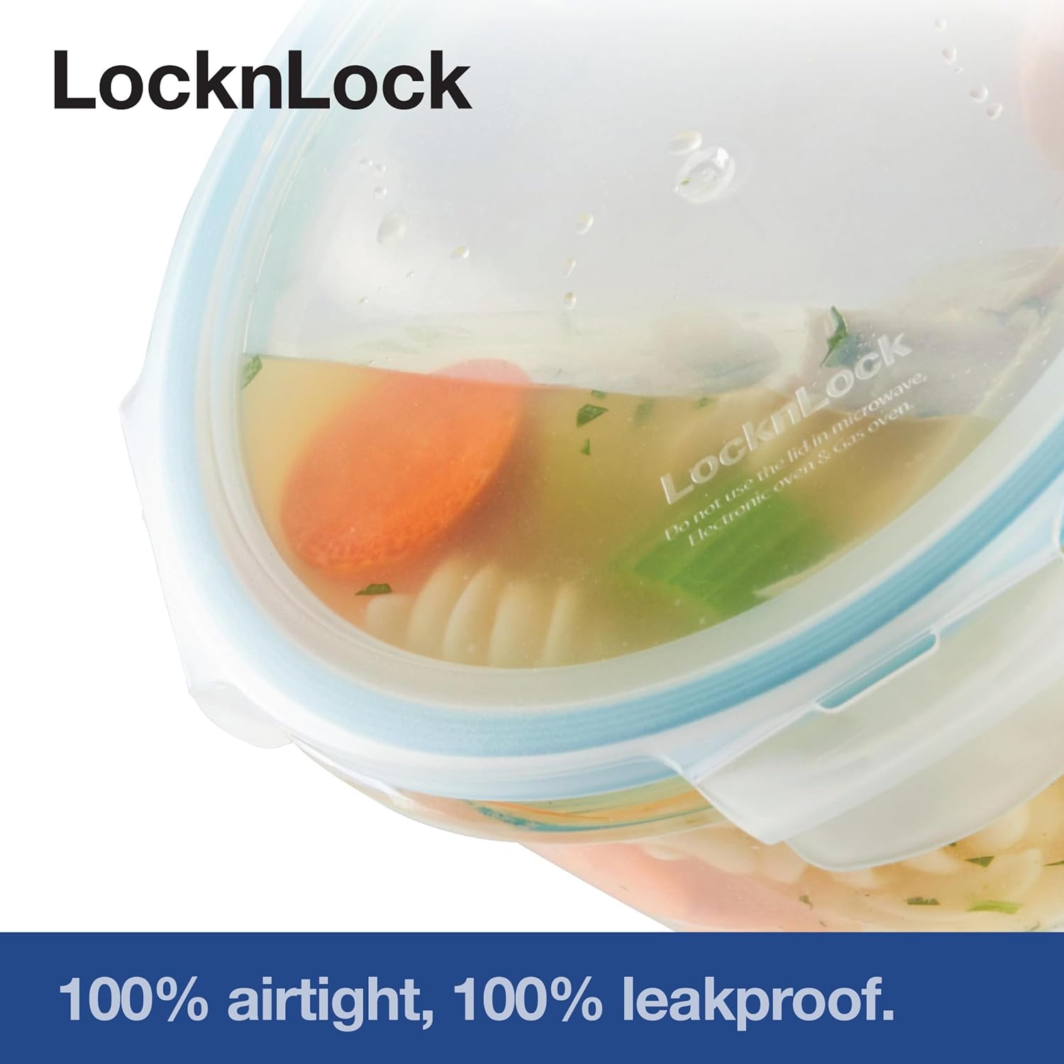 Detalle de Lock & Lock Glass Pie Dish, 9.5-Inch