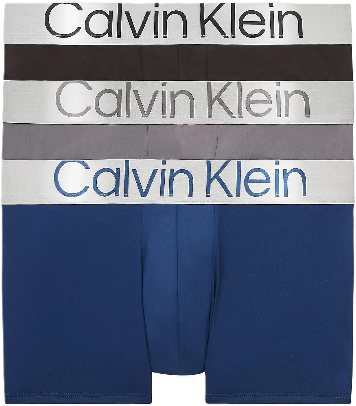 Detalle de Calvin Klein Herren Bóxer-Trunk STEEL-MICRO – nachhaltig, elegant und komfortabel