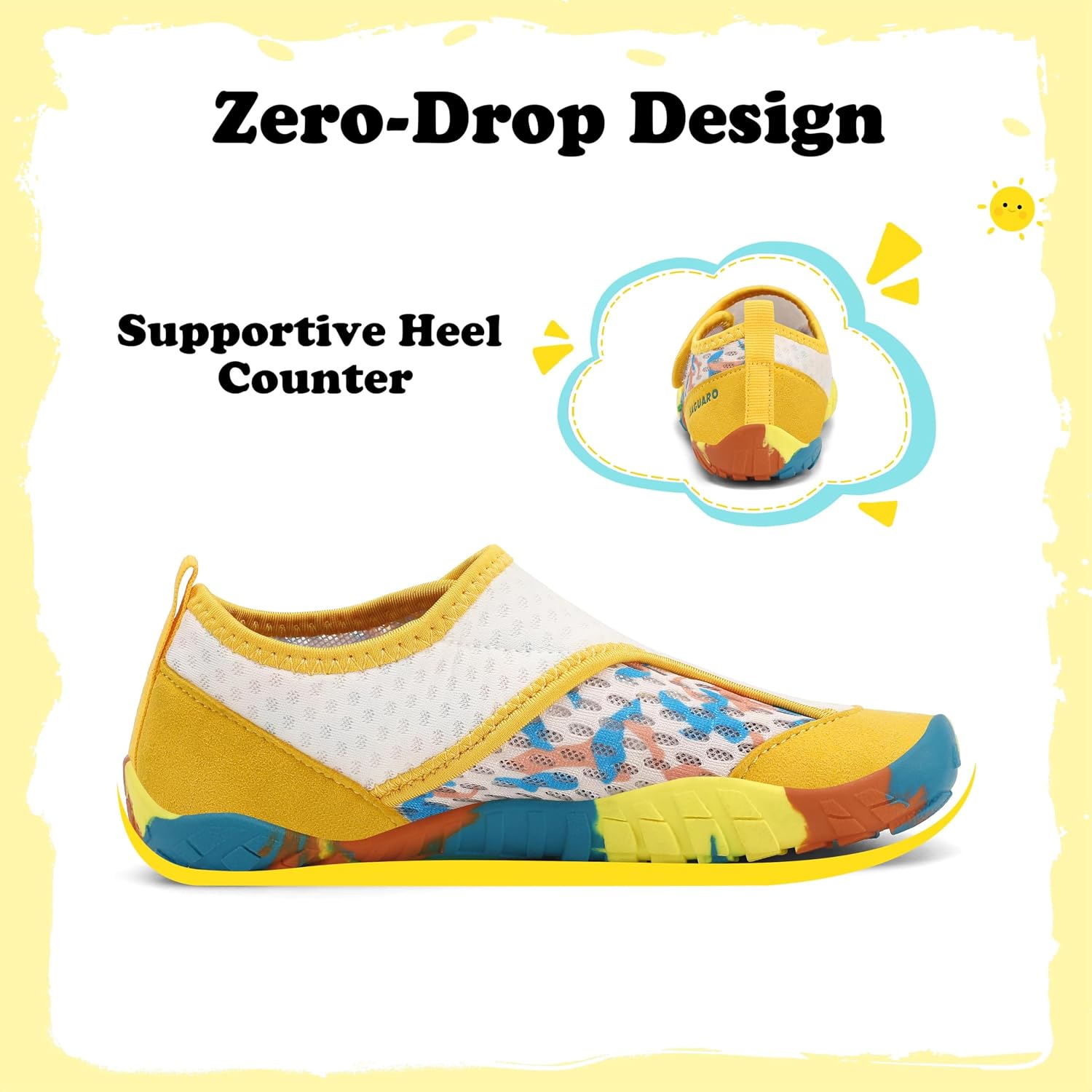 Detalle de SAGUARO Barfußschuhe für Kinder – Outdoor Barfußschuhe Gr.24-36