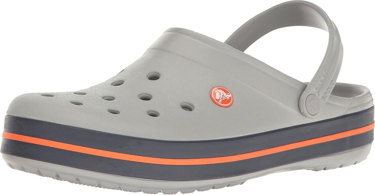 Detalle de Crocs Unisex Adulto Crocband Clog Pearl Pink/Wild Orchid: zueco cómodo y ligero