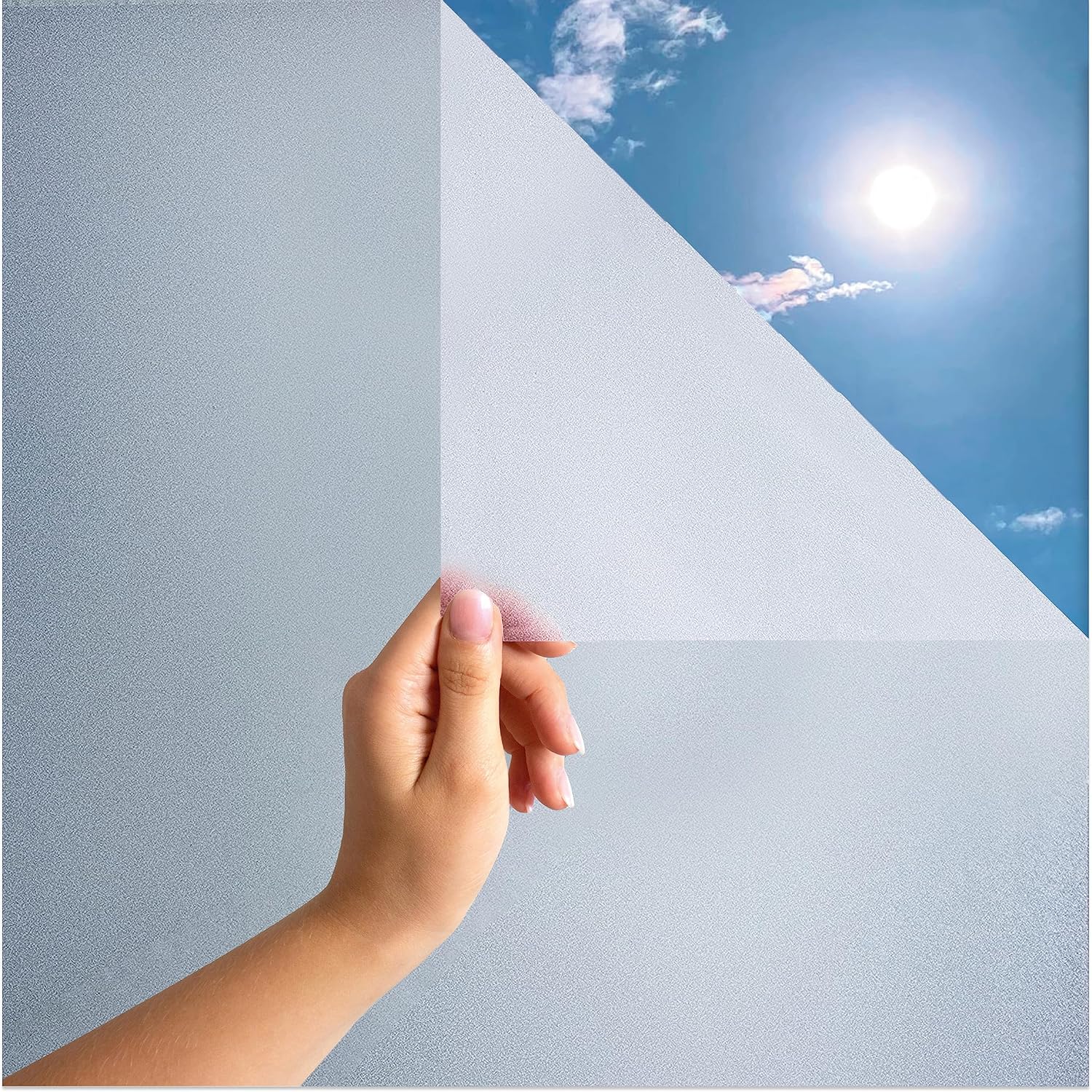 Detalle de MARAPON MFF9020 raamfolie 90 x 200 cm, mat en statisch hechtend