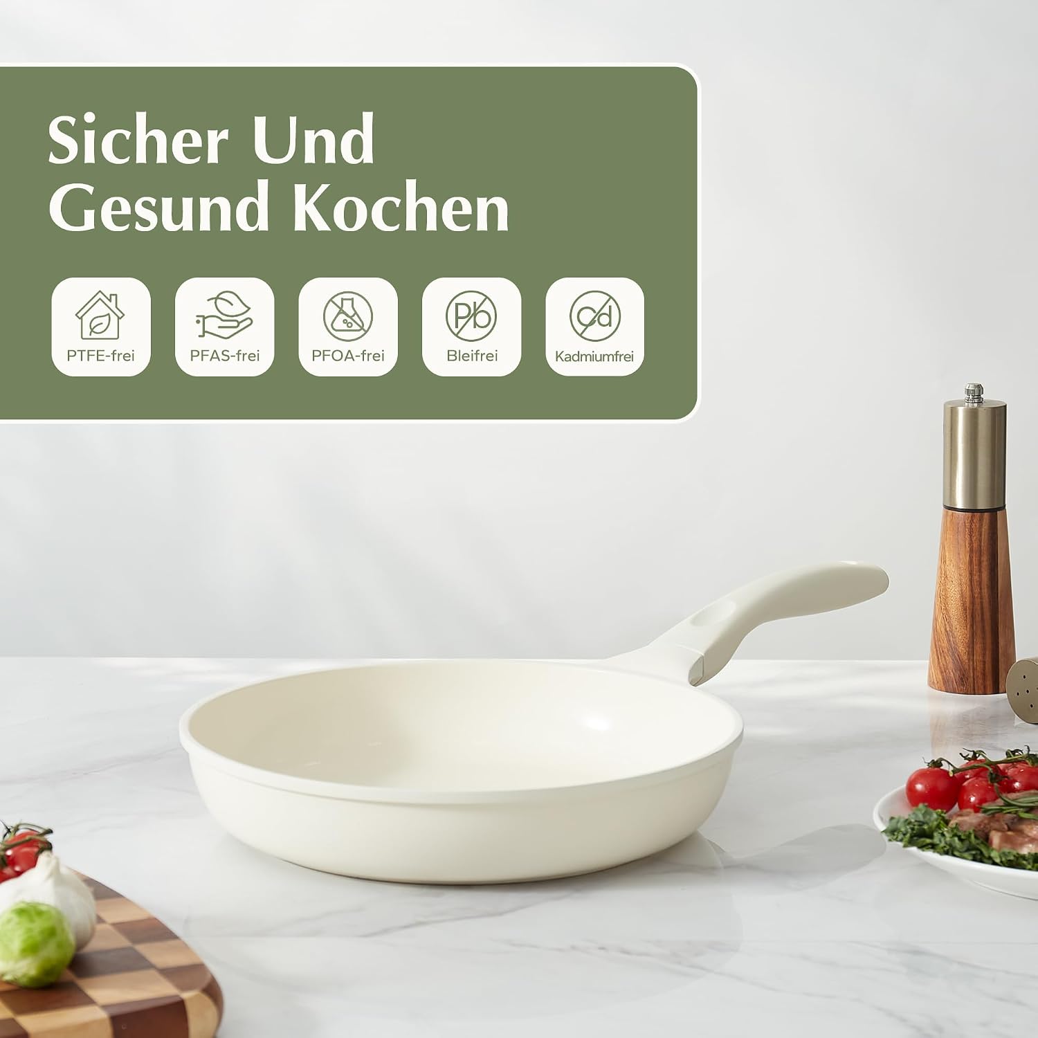 Detalle 2 de Redchef Bratpfanne 24cm Keramik Pfanne