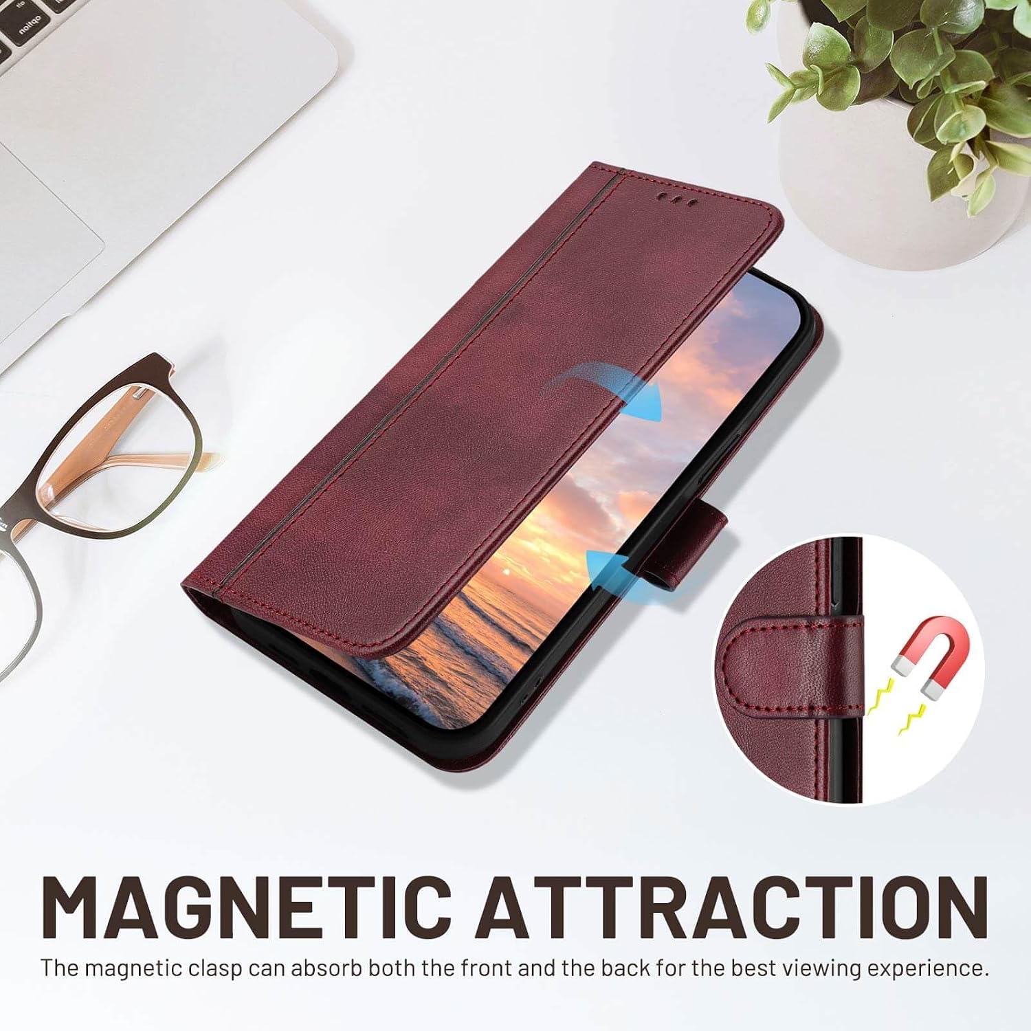 Detalle 2 de JanCalm Wallet Phone Case for Galaxy A17 5G