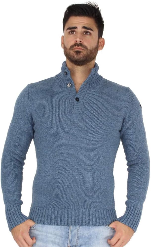 Thumbnail 2 de Schott NYC Pull homme Ref 51238 Naturel (beige) : jersey style camionneur
