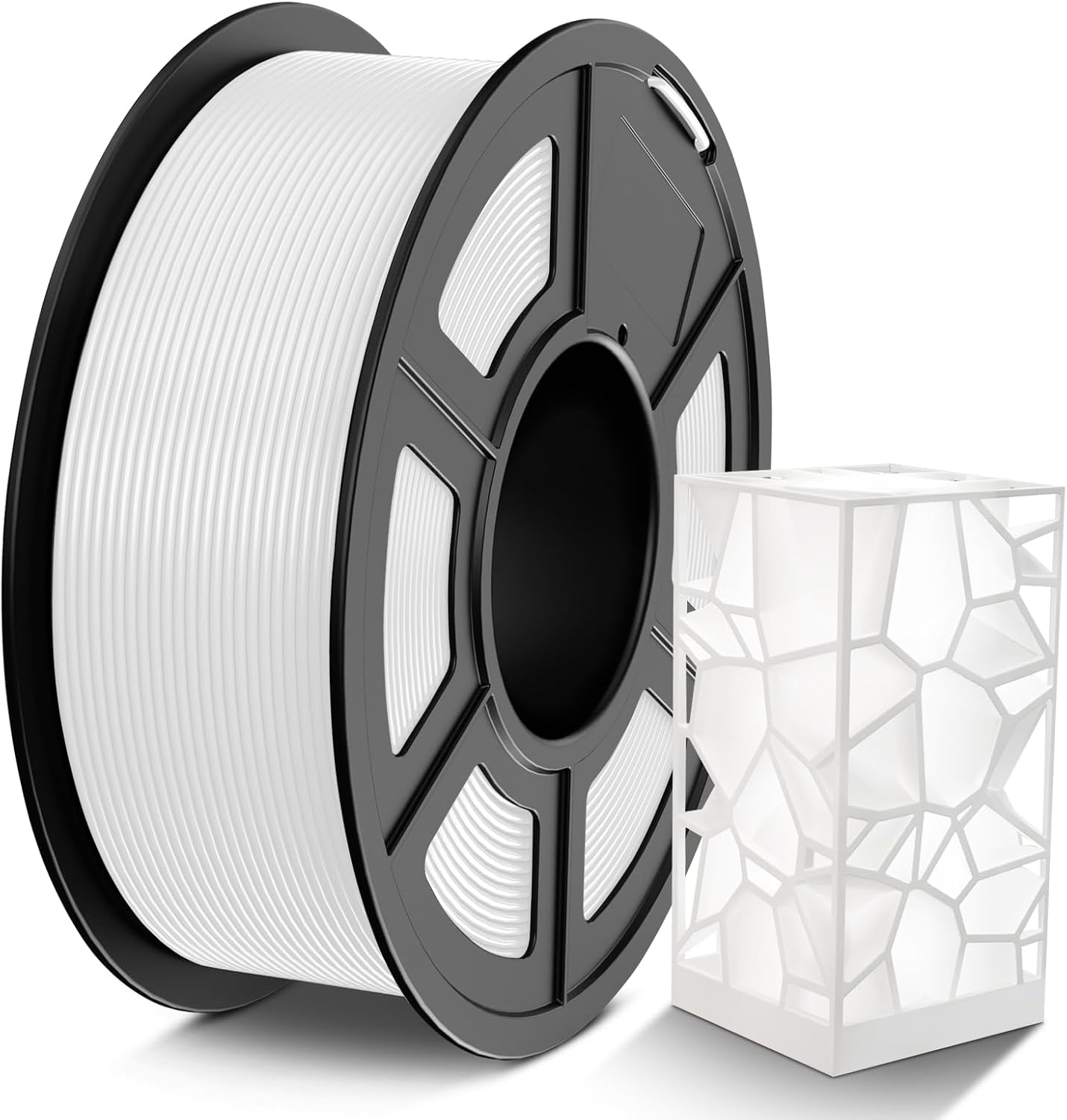 Detalle de TECBEARS PETG Filament 1.75mm White 1kg (high strength, good layer adhesion) for FDM 3D printers
