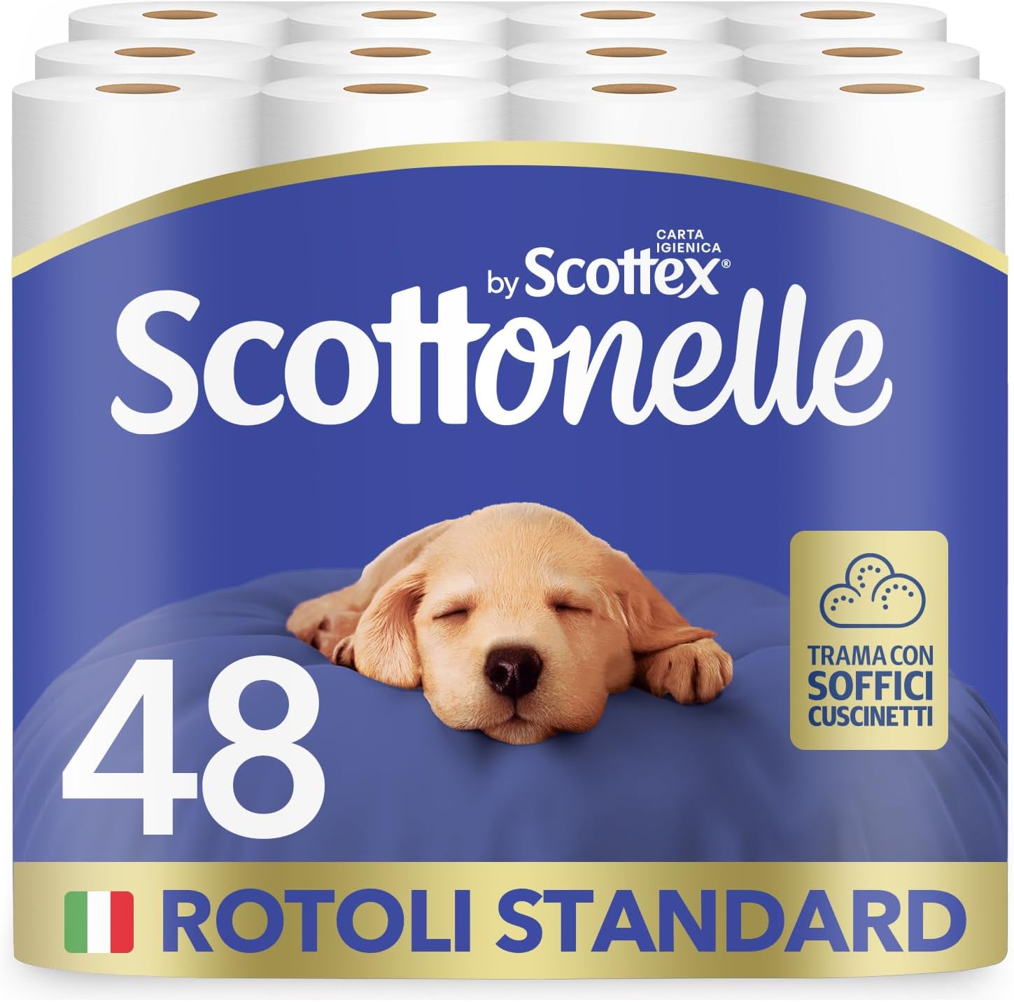 Detalle de Scottonelle 48 Rotoli carta igienica morbida e resistente 🧻