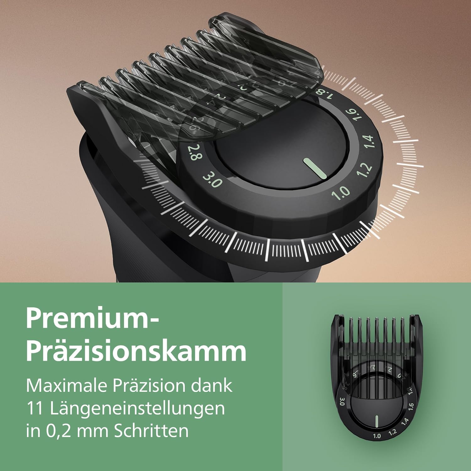 Thumbnail 4 de PHILIPS Multigroom 9000 Barttrimmer 27 LĂ€ngen đȘ