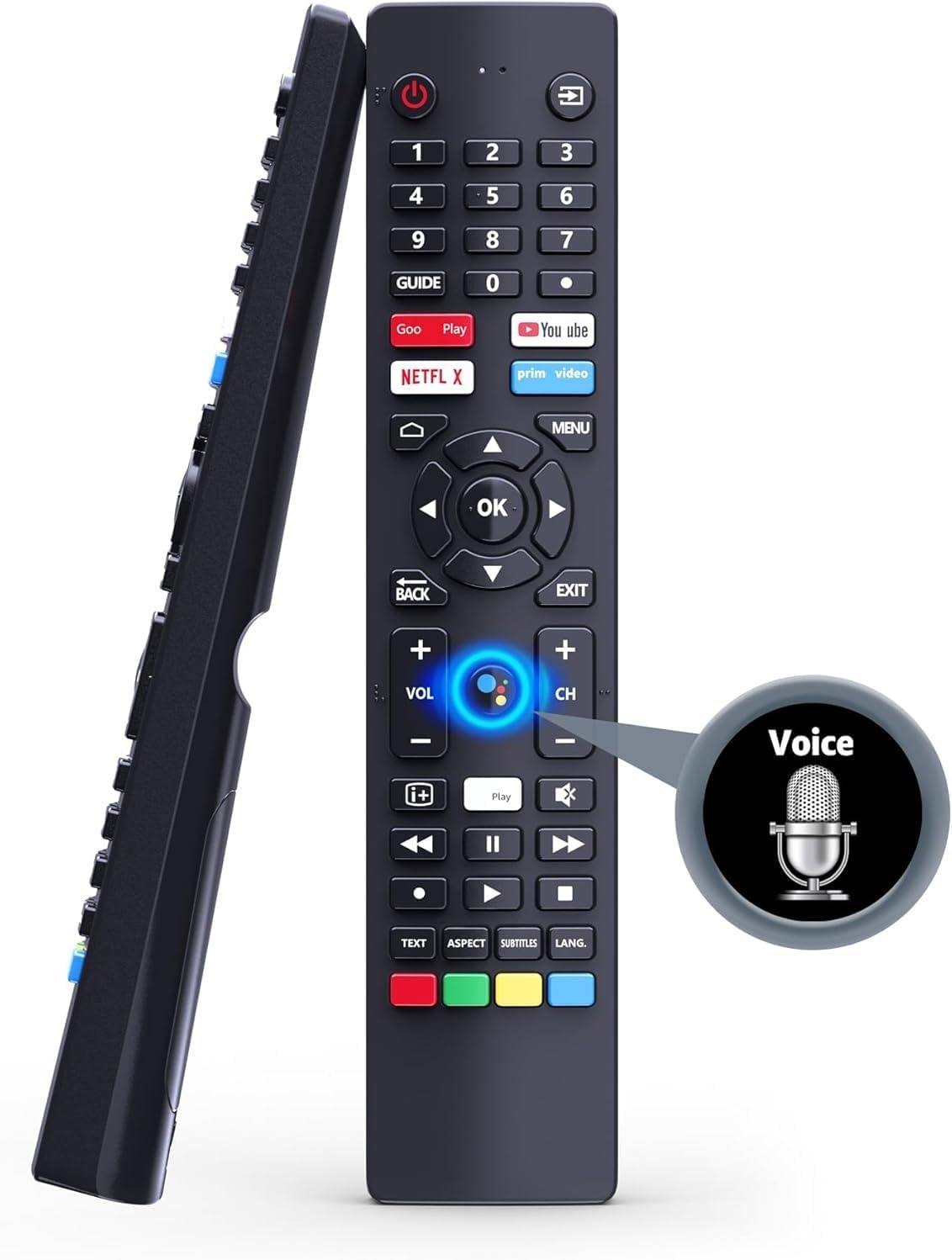 Thumbnail 1 de TCNOUMT Replacement RM-C3250 Voice Remote for JVC Smart TVs