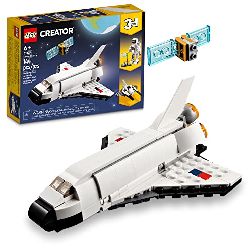 Detalle de LEGO Creator 3 in 1 Space Shuttle 31134: 3 Builds in One Set for Ages 6+