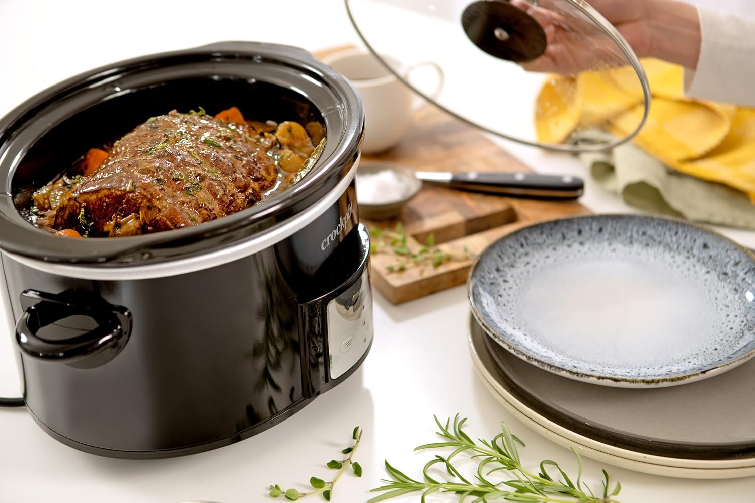 Detalle 2 de Crock-Pot CSC113X slowcooker 3,5 liter met timer, zwart