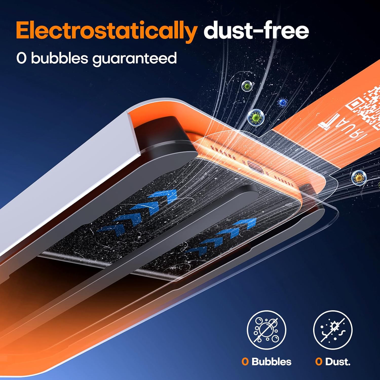 Thumbnail 2 de TAURI Designed for iPhone 17 Pro screen protector – 2-pack 9H tempered glass + dust-free installation tool