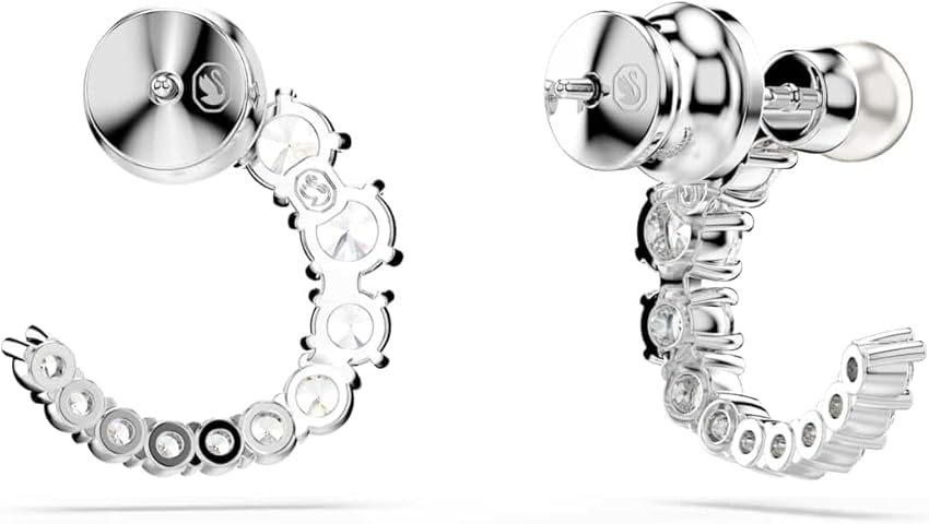 Thumbnail 3 de Swarovski Matrix pendientes aro perla 1 talla blanca