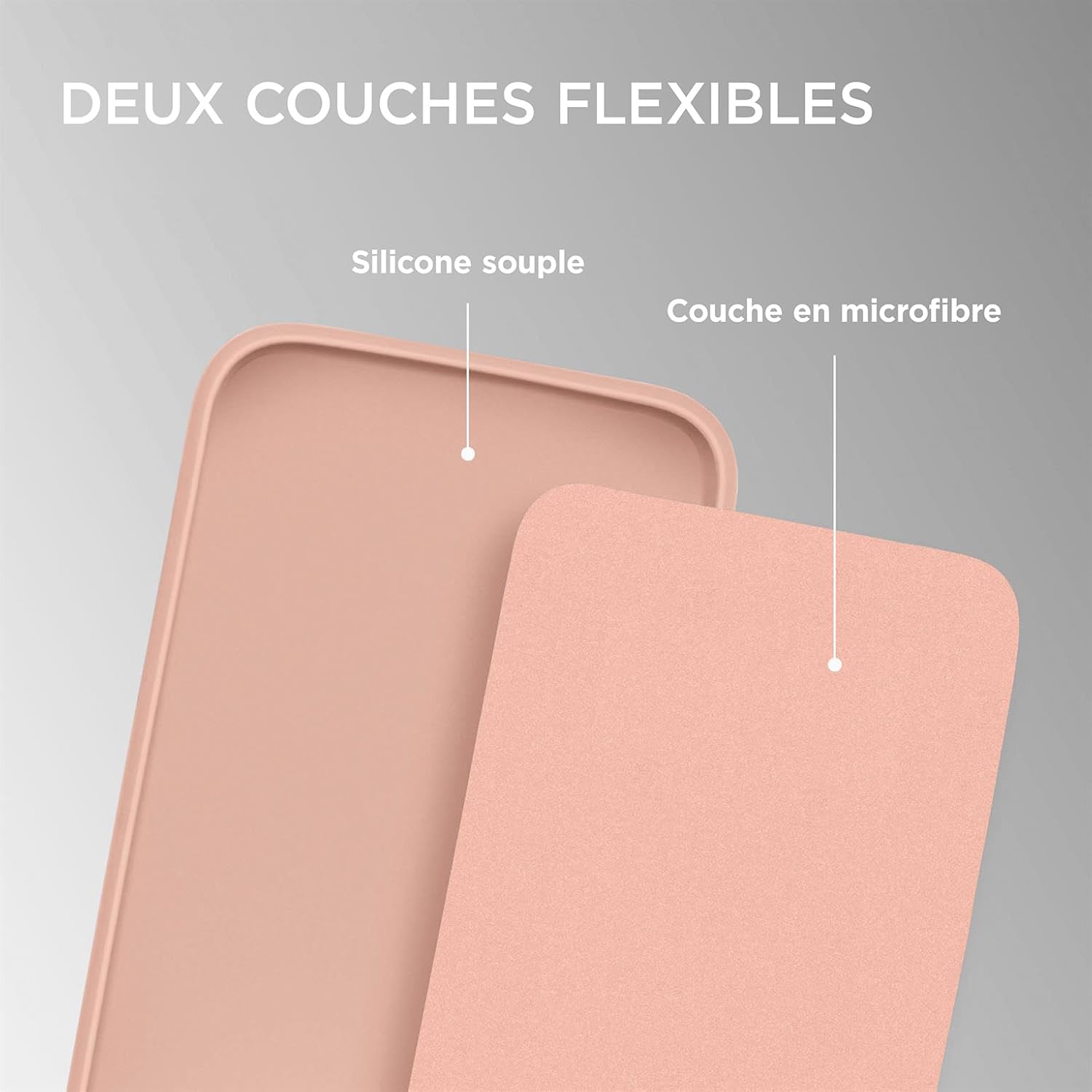 Thumbnail 2 de ONEFLOW - Coque de protection souple en silicone Rose pour Samsung Galaxy A35 5G