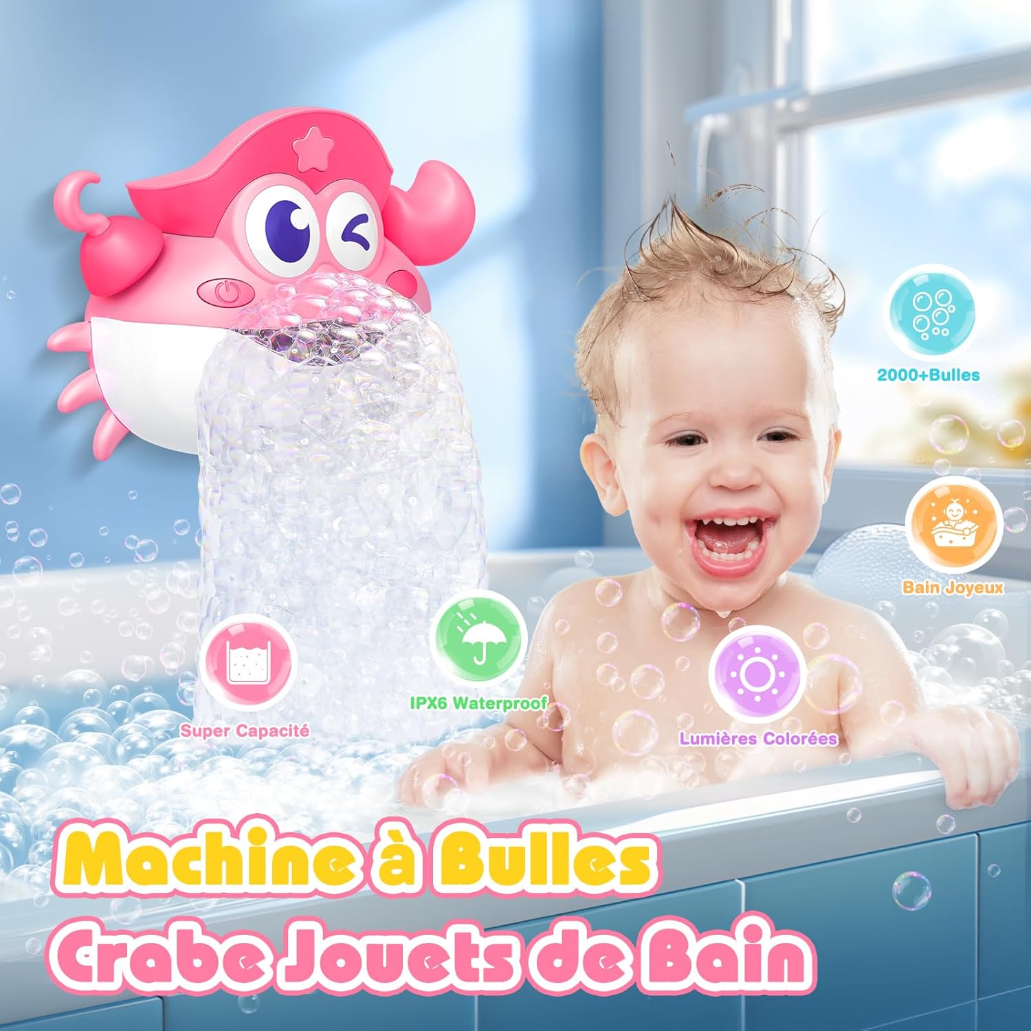Detalle de iKidiki Machine à bulles bain 230 ml