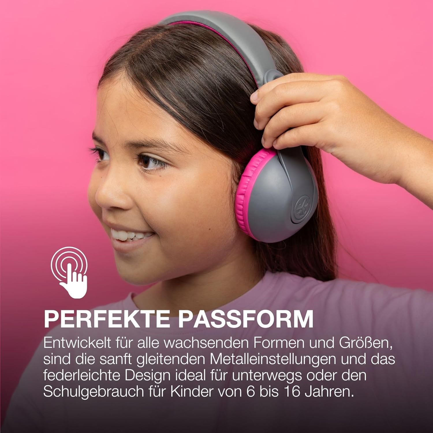 Thumbnail 6 de JLab JBuddies Studio 2 Kinder-Kopfhörer (Bluetooth, Lautstärke begrenzt bis 95 dB, Mikrofon)