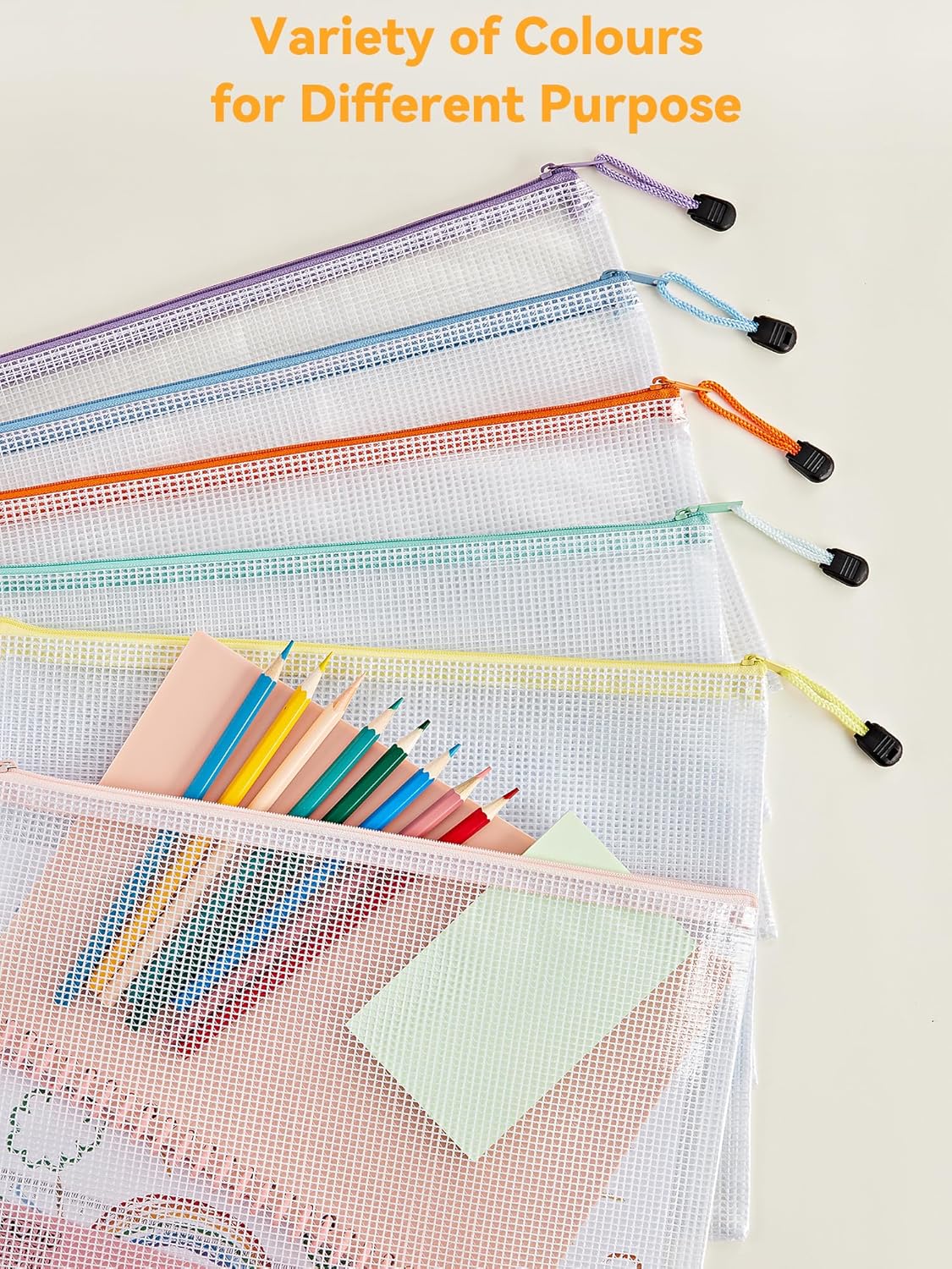 Thumbnail 4 de HEETA Plastic Wallets A4 12 Pack