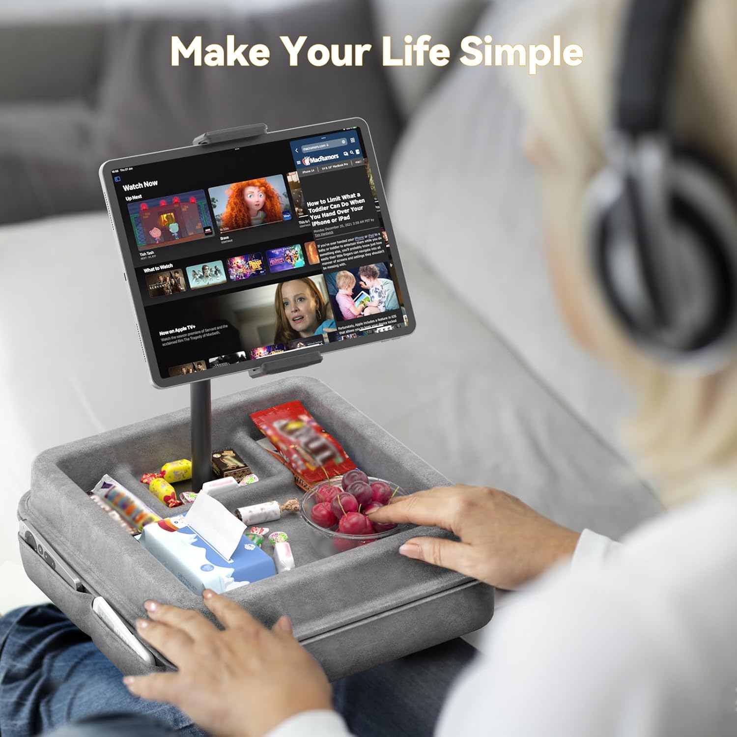 Detalle de KDD Tablet Pillow Holder 360° adjustable