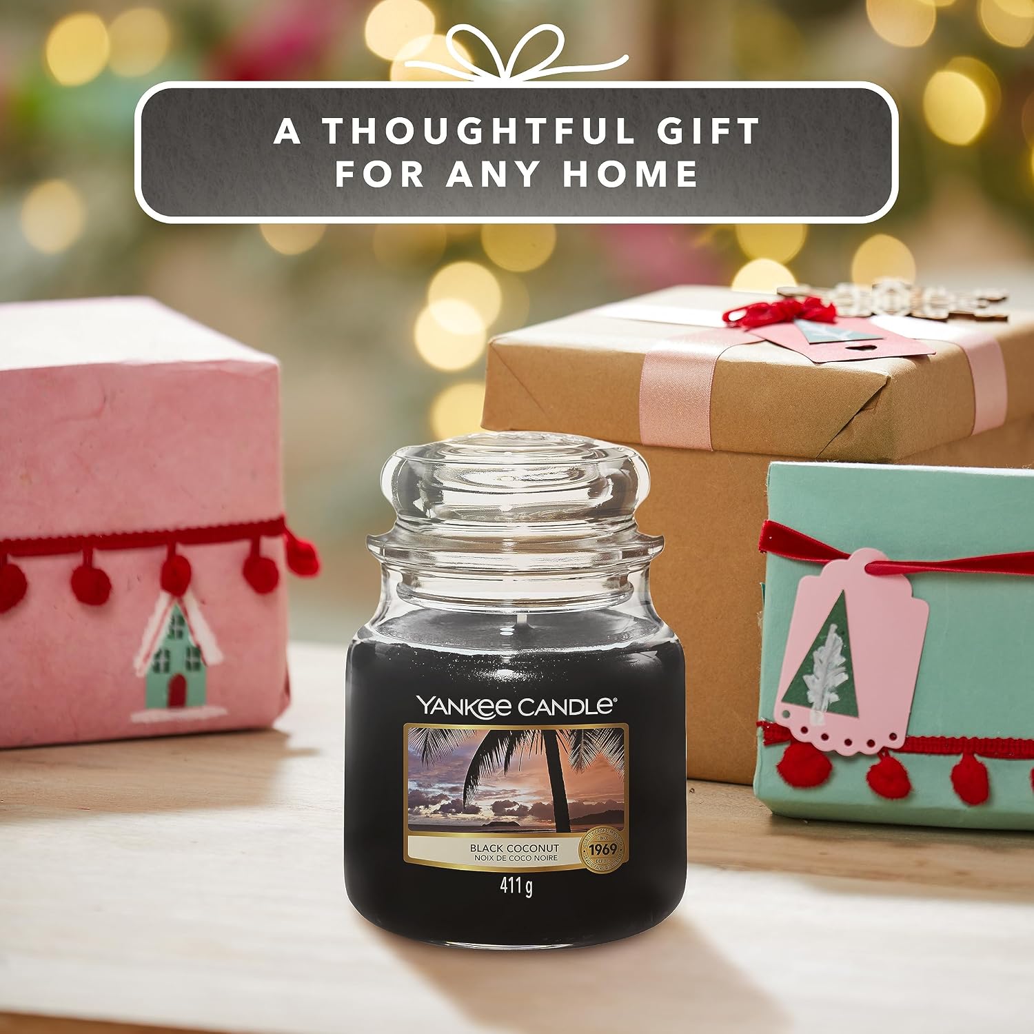 Thumbnail 4 de Yankee Candle Noix de coco noire 75h 🕯