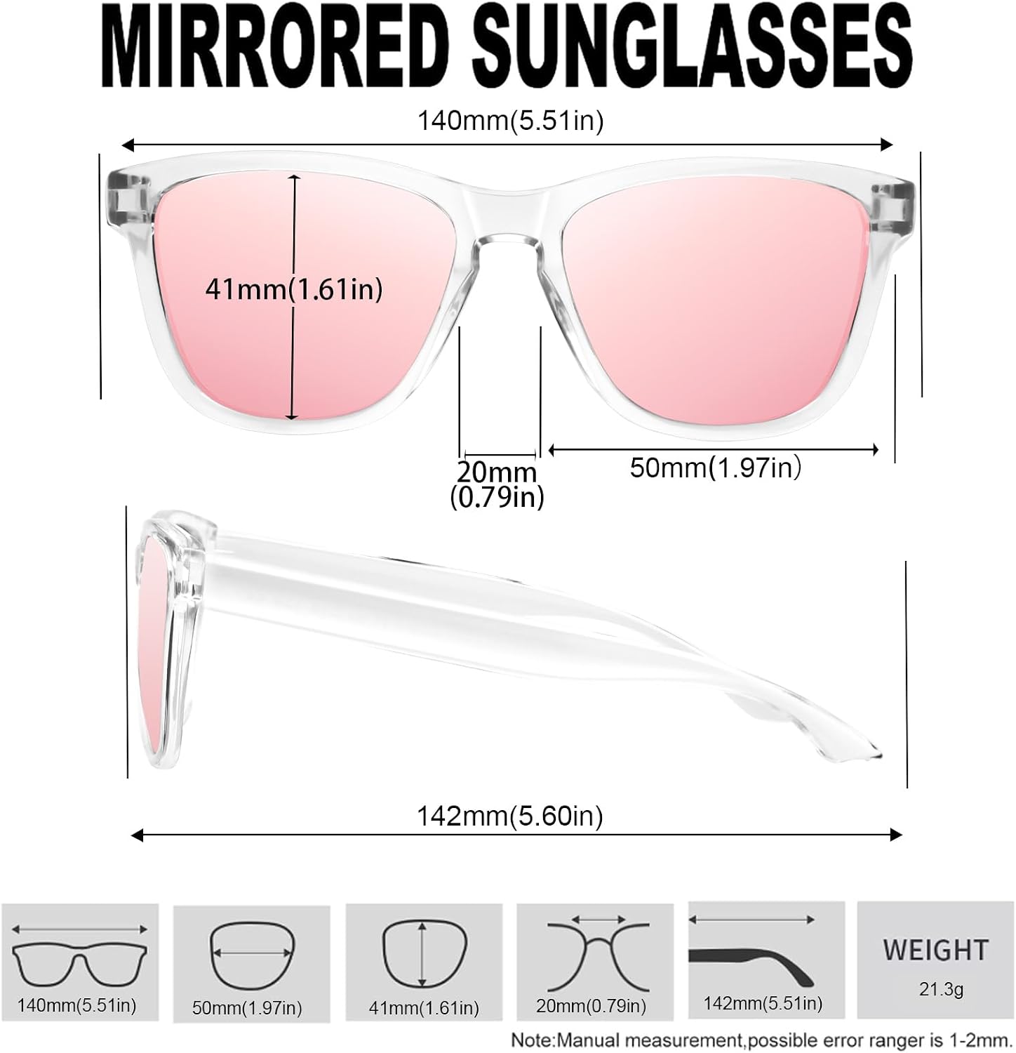 Thumbnail 3 de KANASTAL Lunettes de Soleil polarisées Rose