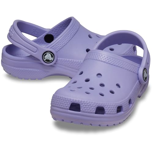 Detalle de Crocs Classic Clog T Mystic Purple (19/20 EU) – Zuecos unisex para niños con talón pivotante