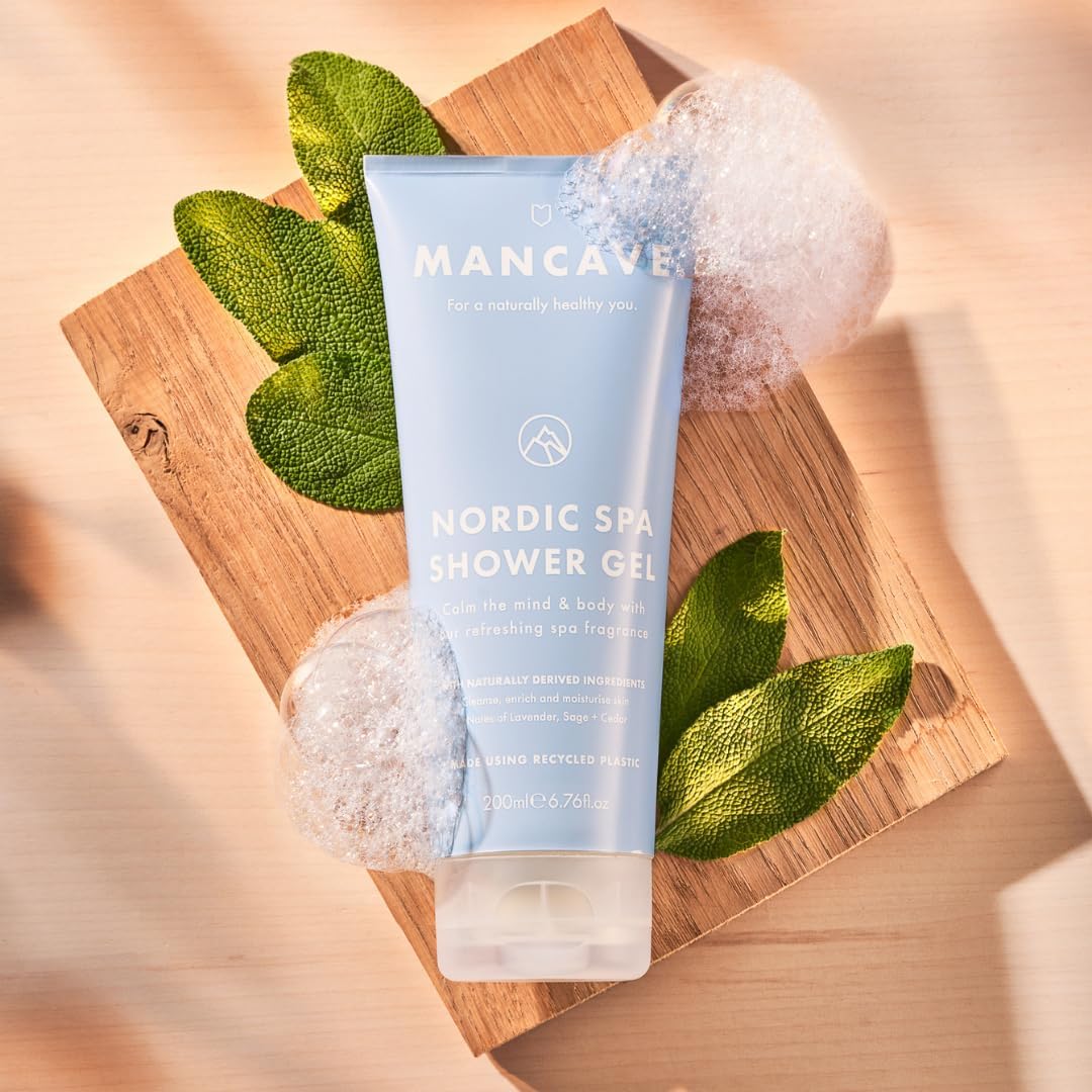 Thumbnail 2 de ManCave Nordic Spa Gel Doccia Uomo 200ml – Naturale, Vegano e Cruelty-Free
