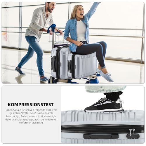 Thumbnail 5 de BEIBYE Reisekoffer 2088 – Stabiler ABS-Koffer mit Erweiterung und Zwillingsrollen