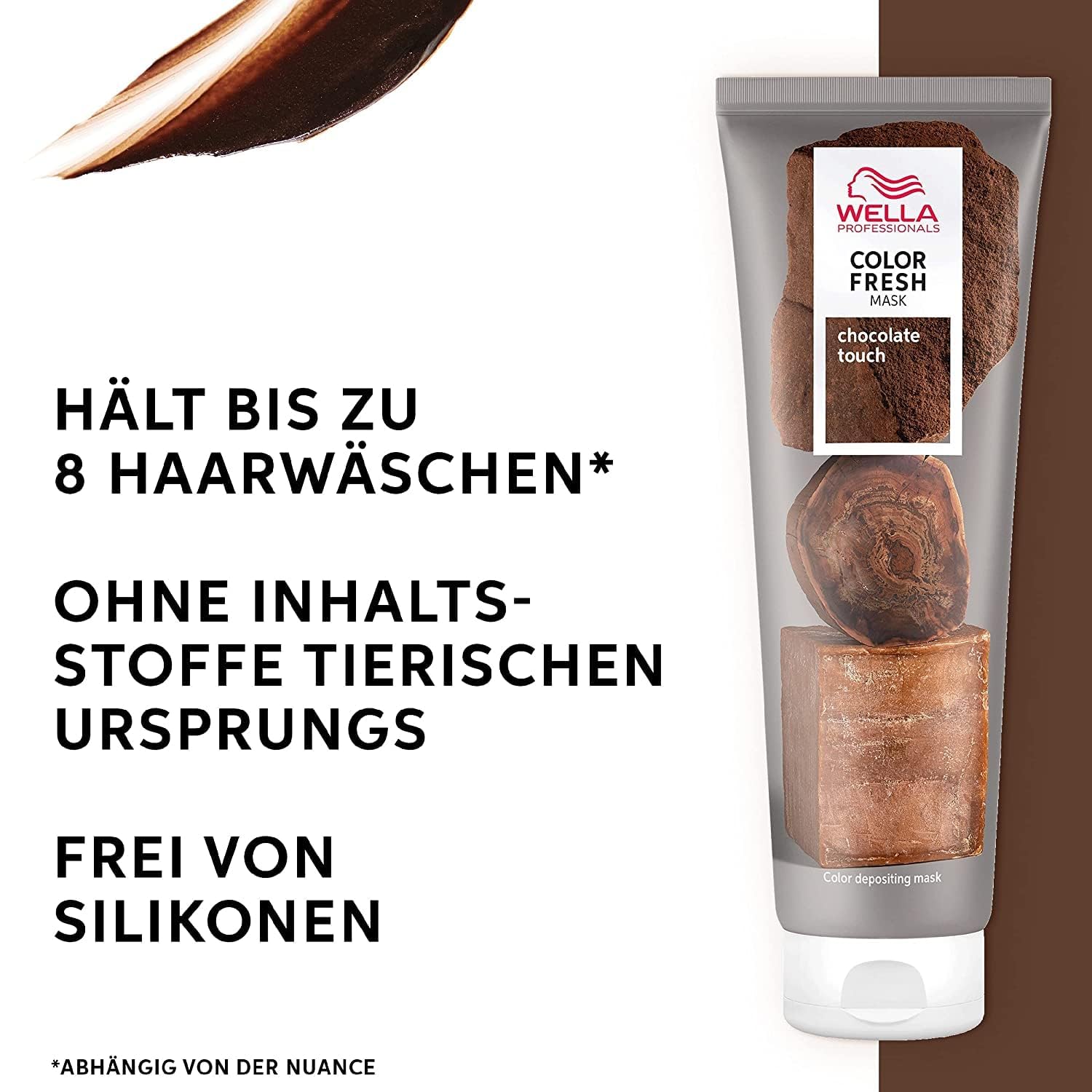 Detalle de Wella Professionals Color Fresh Mask – Farbauffrischende Haarkur & Tönung mit Avocadoöl