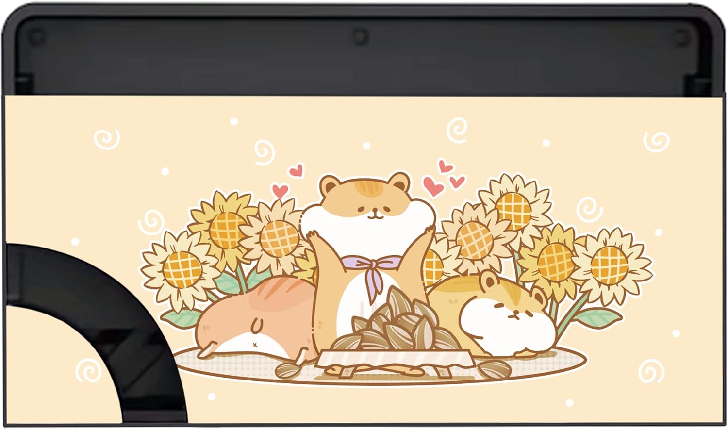 Thumbnail 5 de PlayVital Full Set Protective Stickers for Nintendo Switch OLED – Hamster & Sunflower