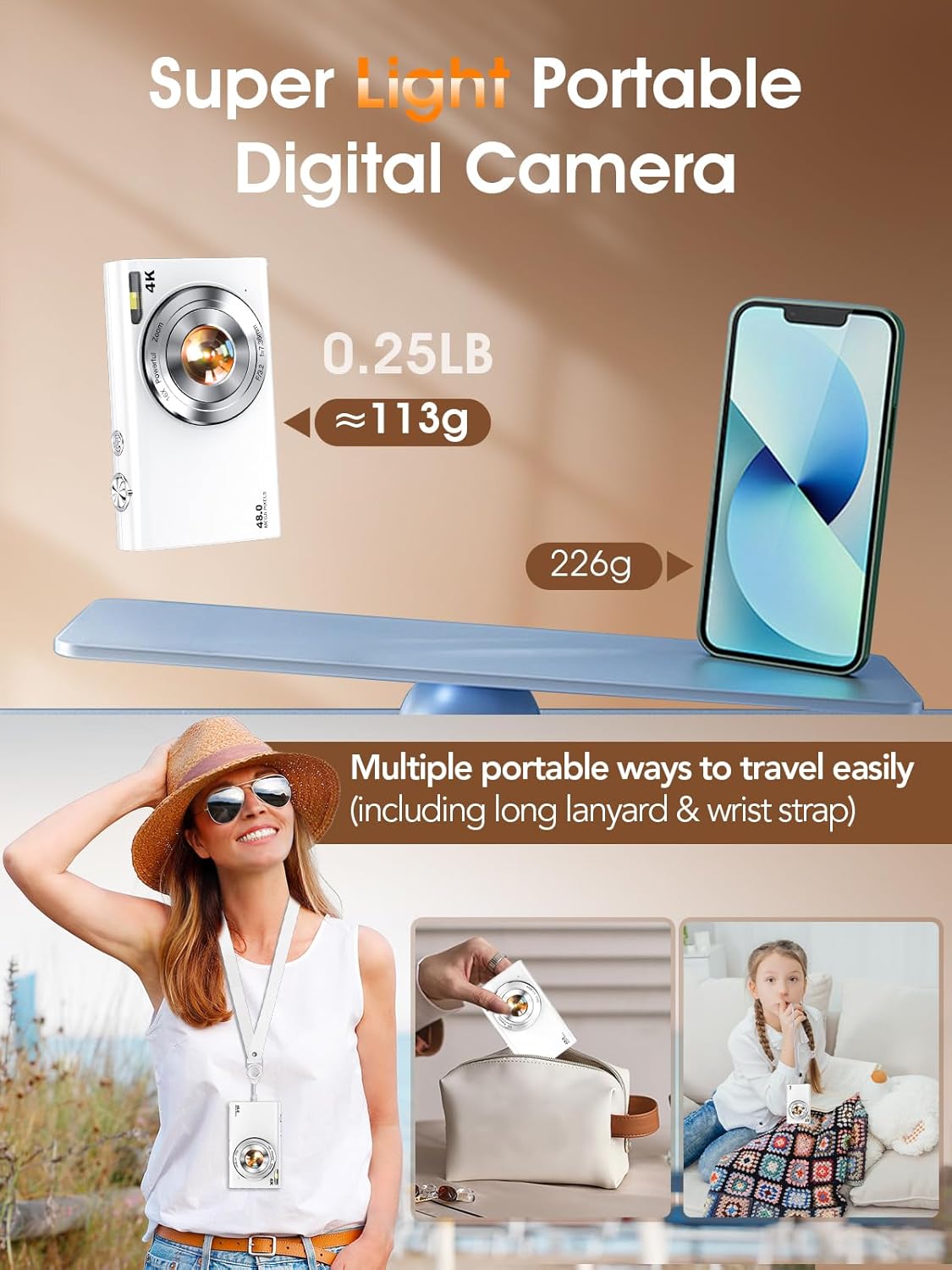 Thumbnail 4 de Autofocus 4K Vlogging Camera 48MP