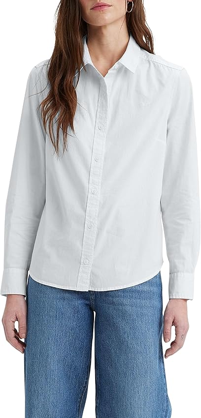 Detalle de Levi's Camisa Abotonada Reynalda Rayas para Mujer 🌈