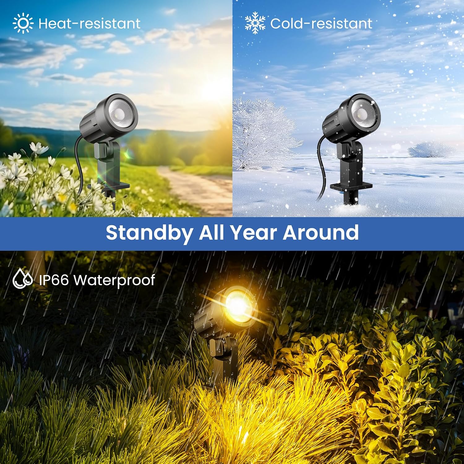 Thumbnail 6 de MEIHUA Solar Spotlights 6 in 1 20 hours