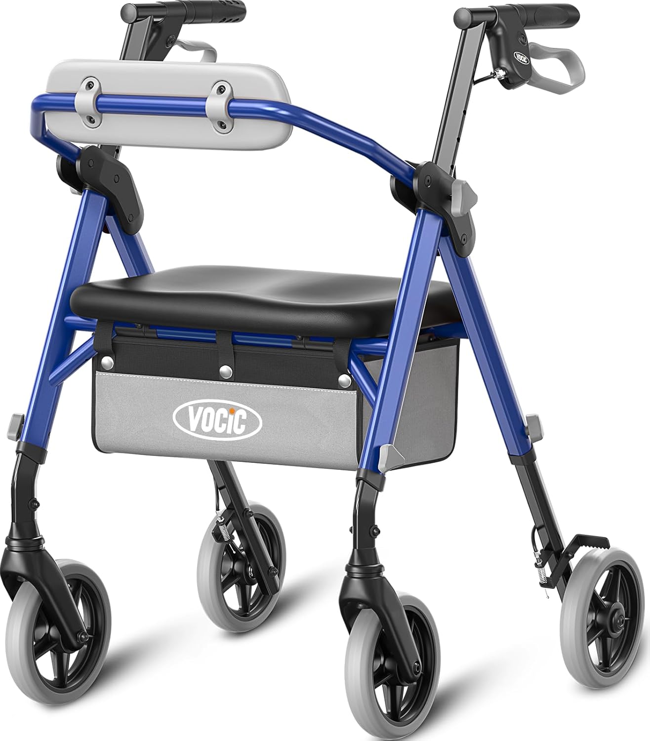 Detalle de VOCIC Z11 Walkers for Seniors: All-Terrain Rollator with Ergo Comfort Seat