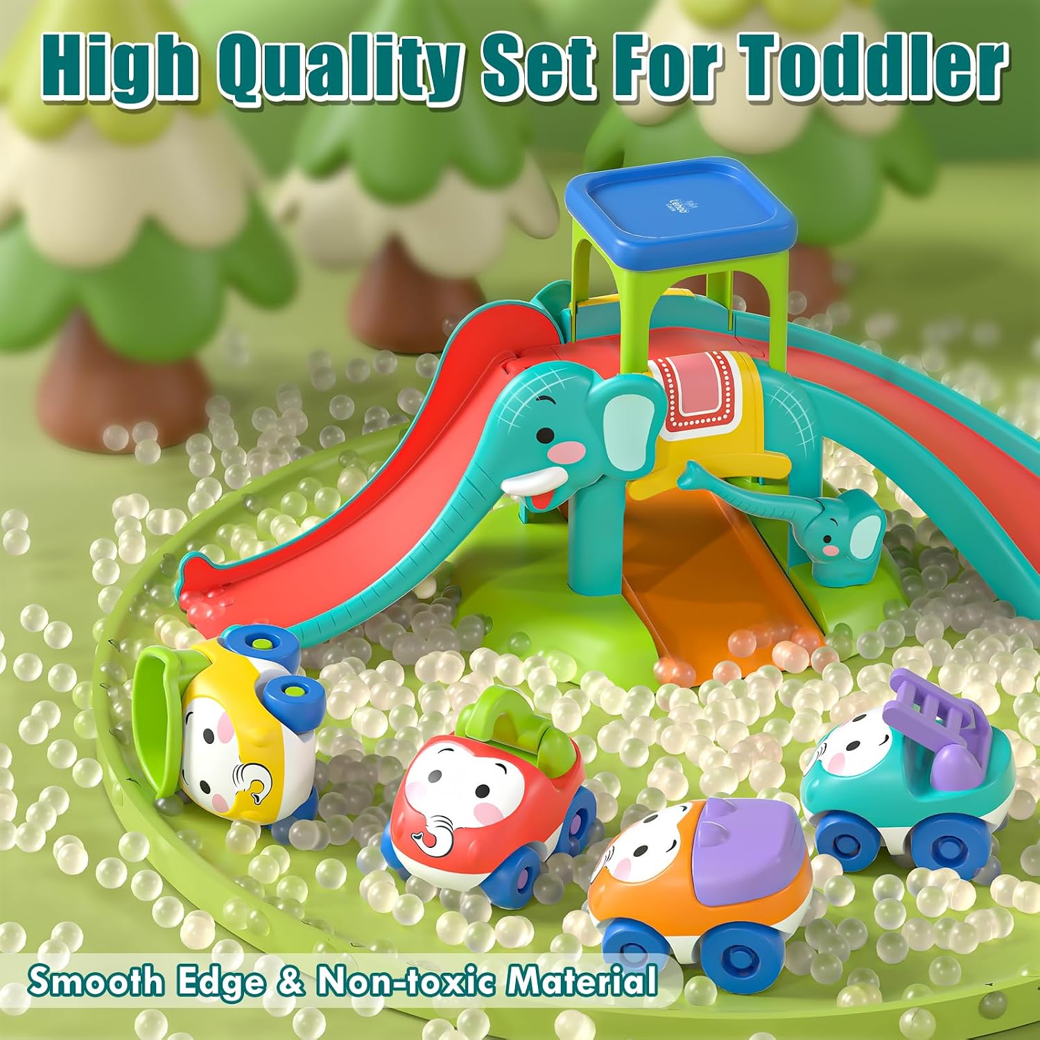 Thumbnail 6 de Lehoo Castle Elephant Cars toys for 1 year olds