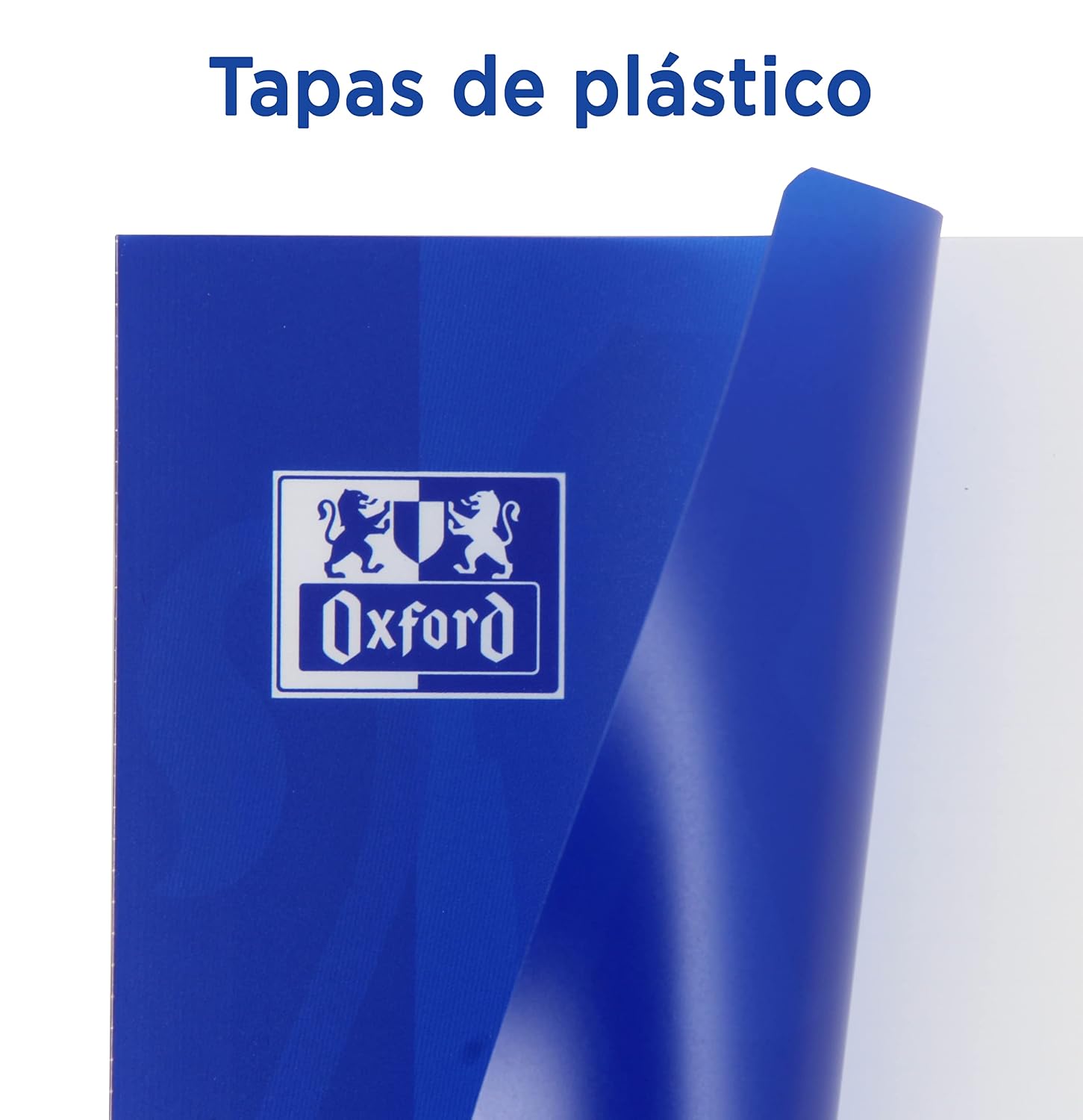 Detalle 2 de Oxford häftade anteckningsböcker, 4-pack med 4 × 4-rutnät och plastomslag