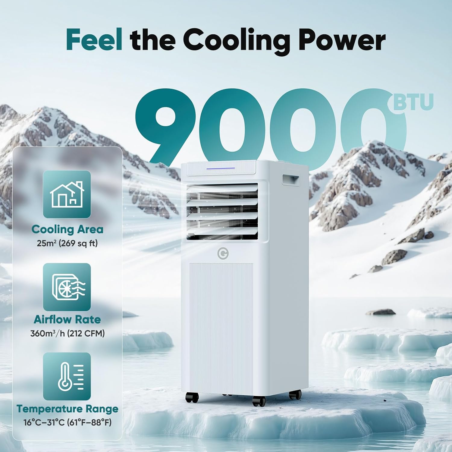 Thumbnail 1 de Portable Air Conditioning Unit 9000 BTU
