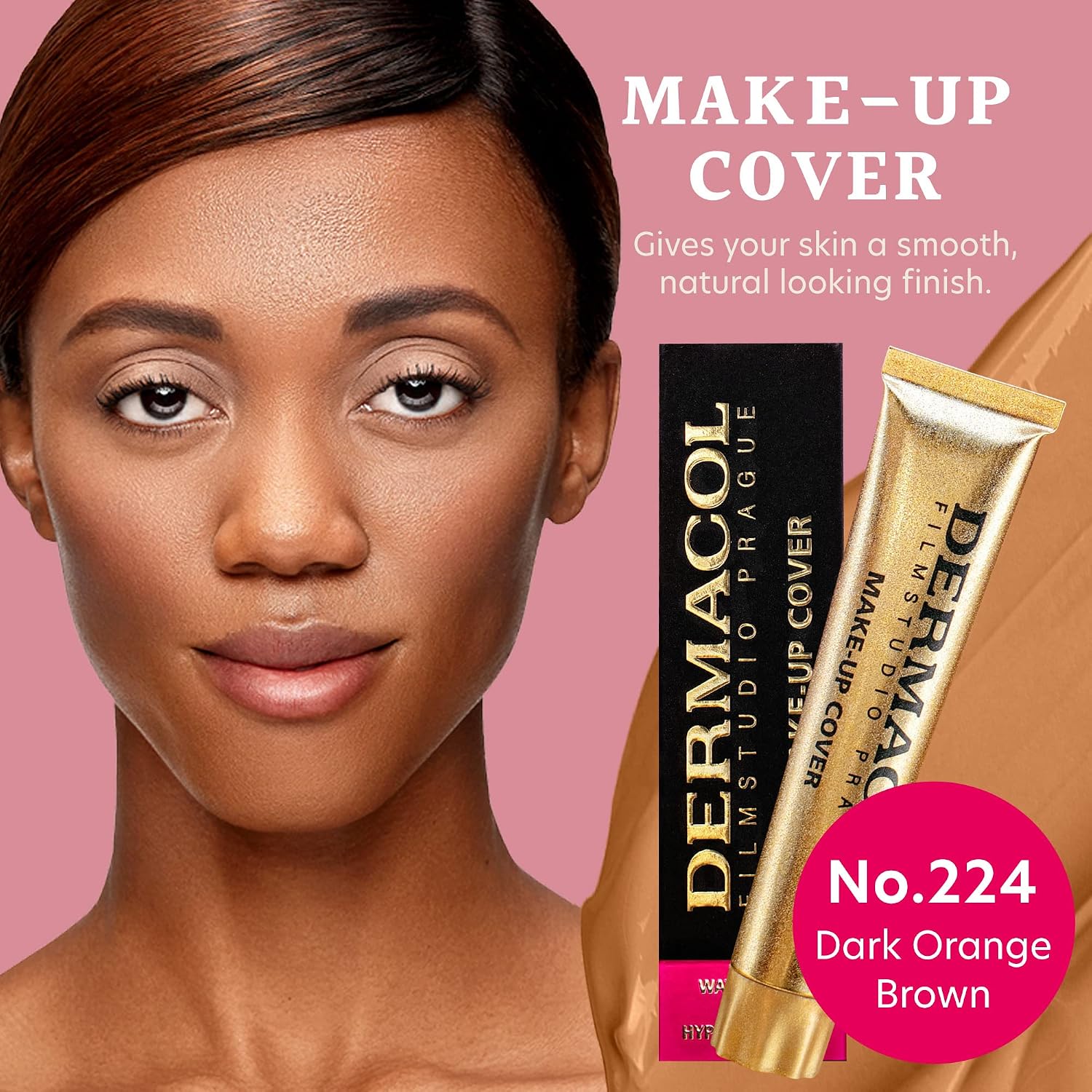Detalle de Dermacol DC Full Coverage Foundation SPF30 – waterproof cover cream makeup (30g)