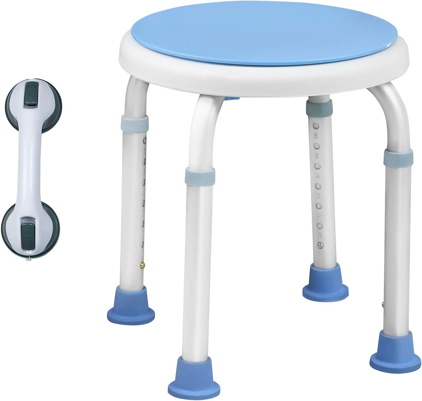 Detalle de UISEBRT Duschhocker mit 360° Drehfunktion